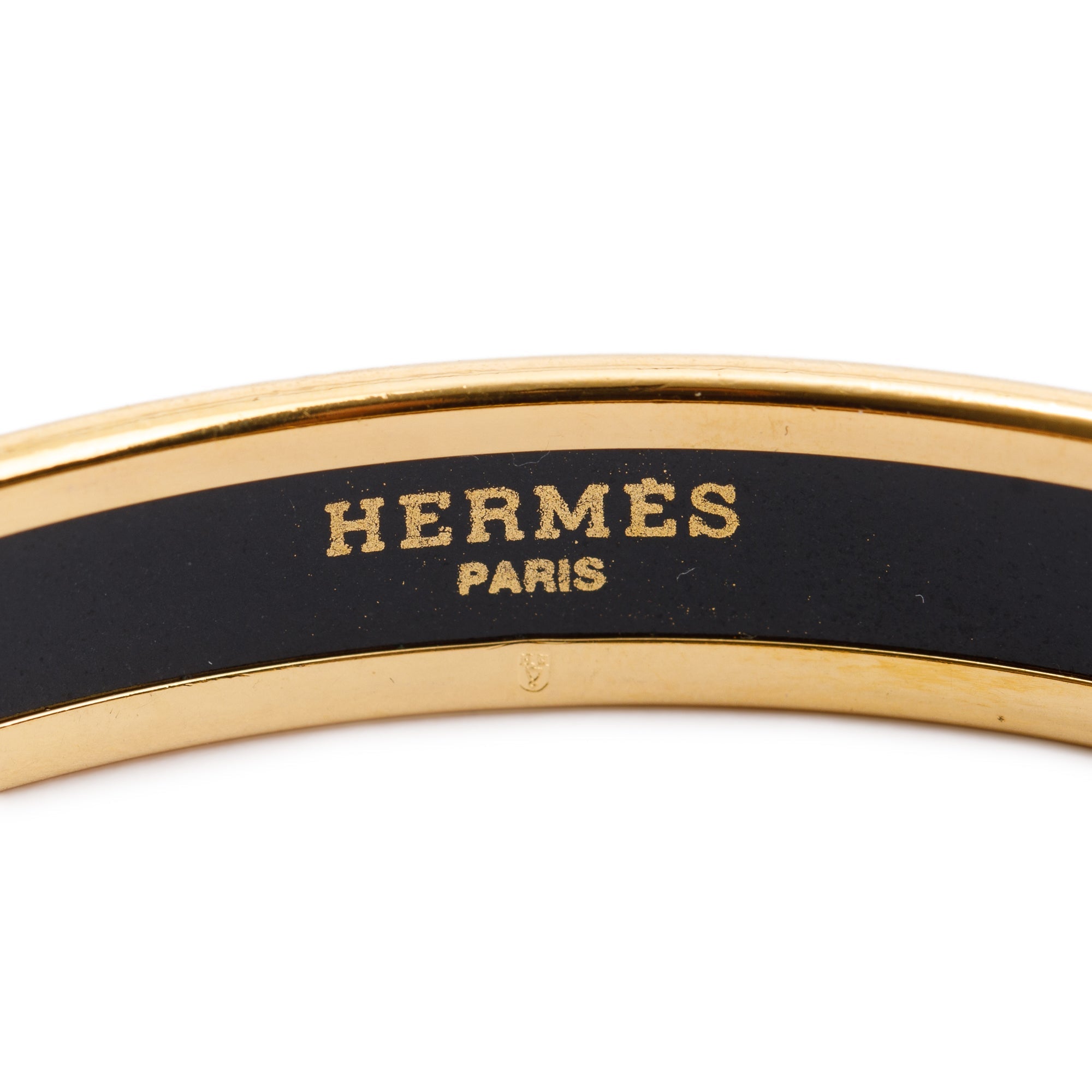 Hermes Caleche Enamel Bangle Bracelet