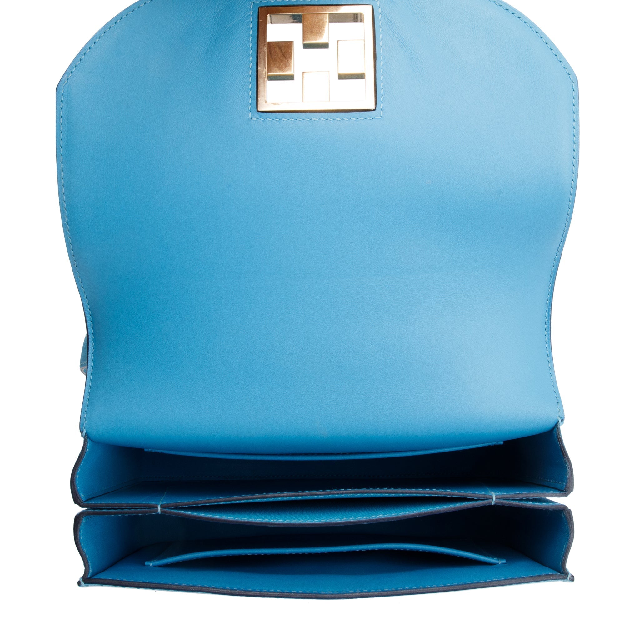 Hermes Celeste Epsom Leather Mosaique Au 24-21