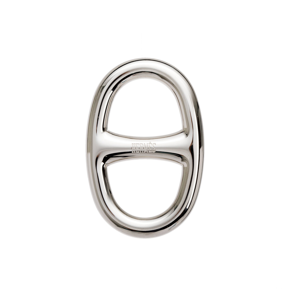 HERMES Hermes Chaine d'Ancre Scarf ring Matt black