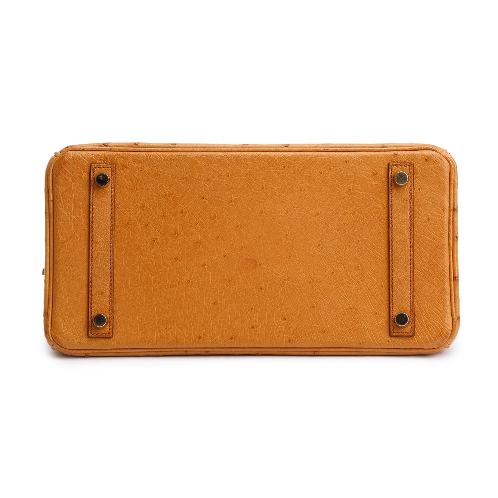 Hermes Cognac Ostrich Birkin 30