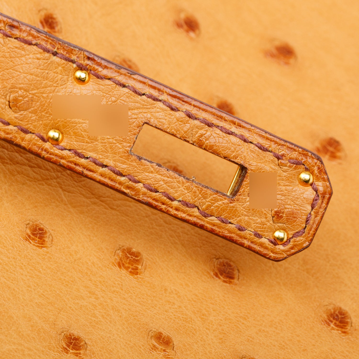 Hermes Cognac Ostrich Birkin 30