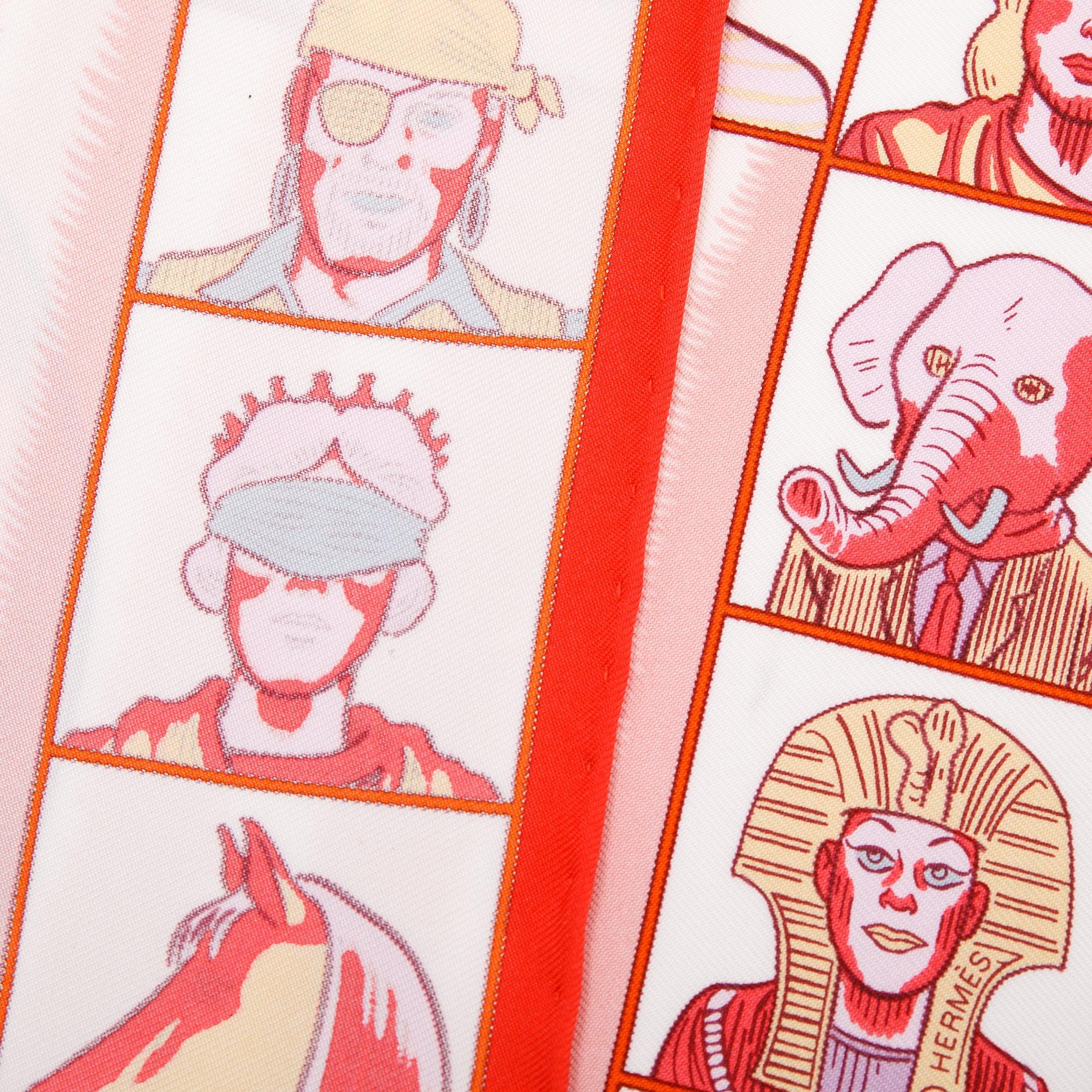 Hermes 'Dress Code' Silk Scarf 45 w/ Box