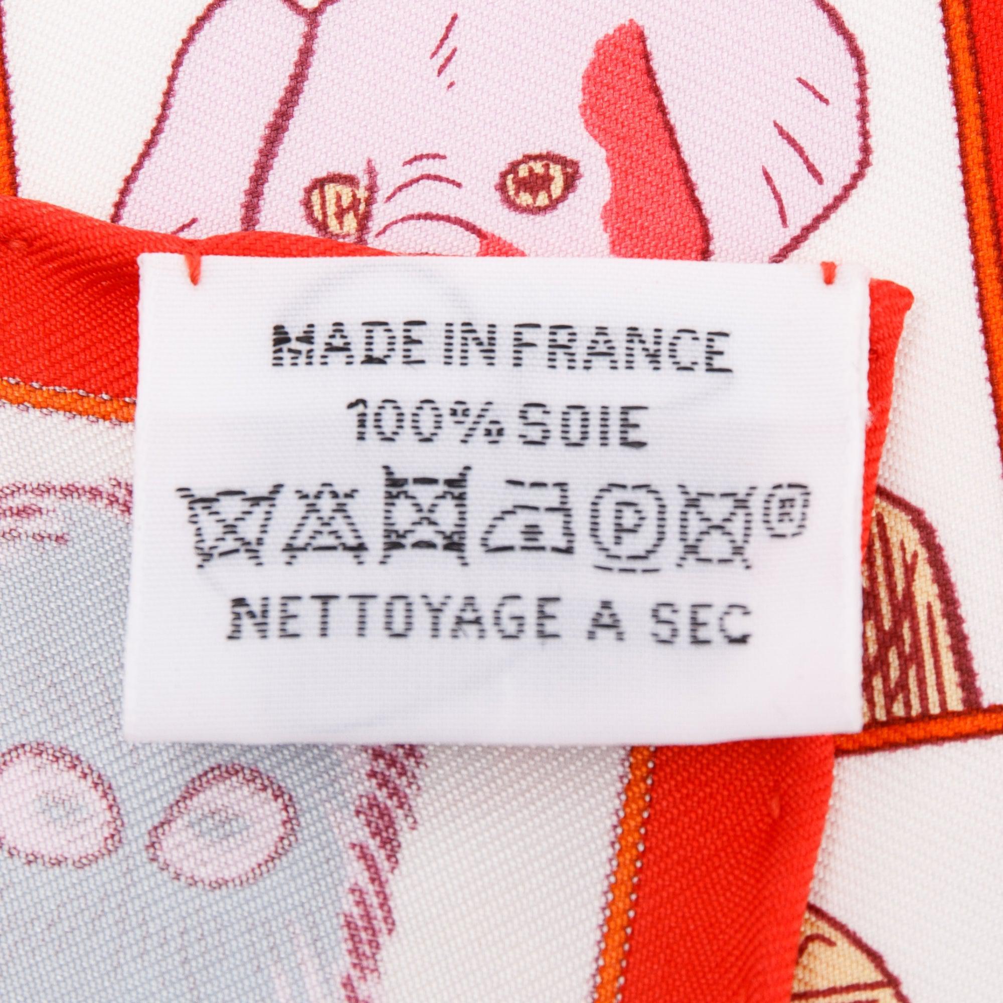 Hermes 'Dress Code' Silk Scarf 45 w/ Box