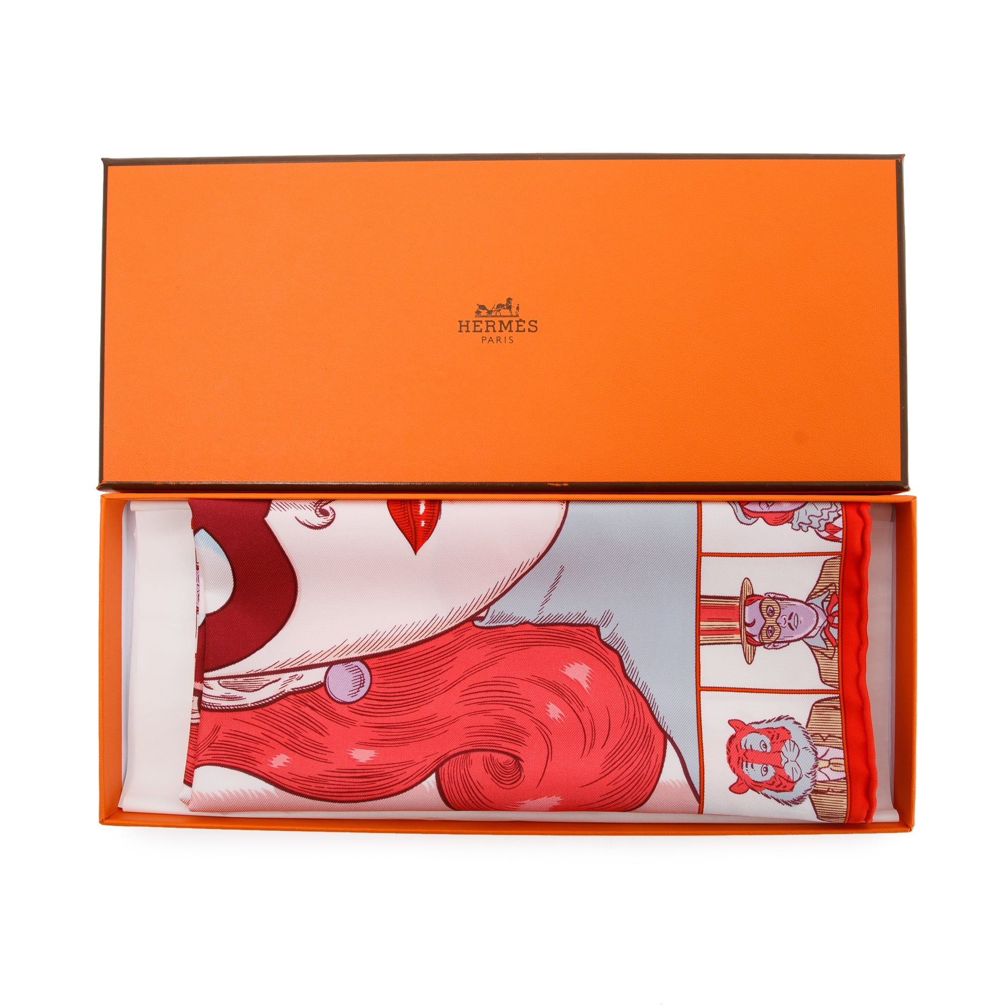 Hermes 'Dress Code' Silk Scarf 45 w/ Box