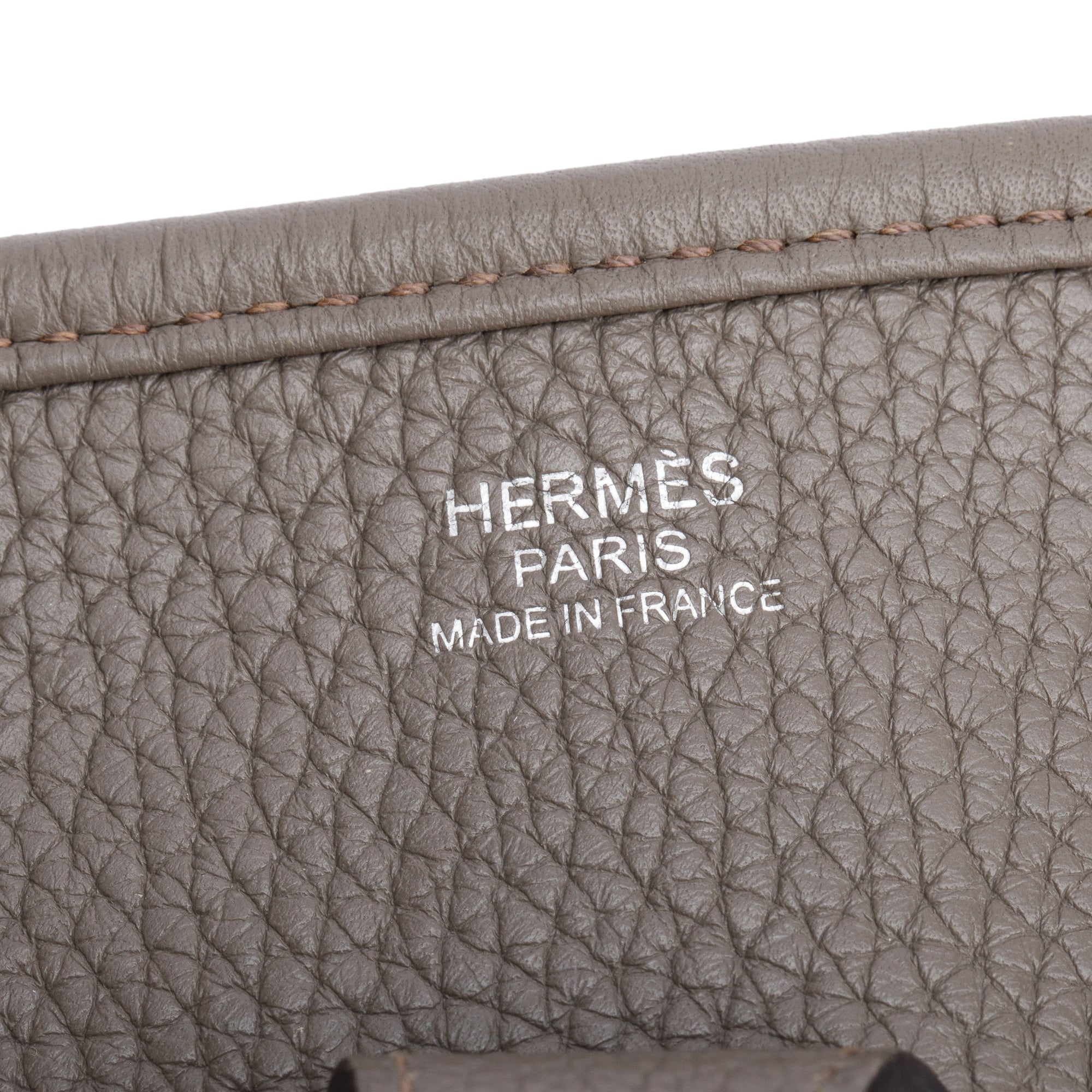 Hermes Etain Taurillon Clemence Evelyne III 29 Bag w/ Box