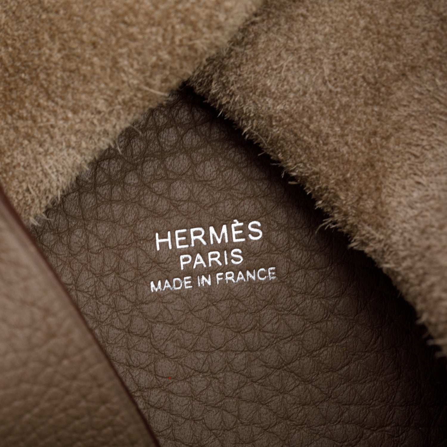 Hermes Etaupe Taurillon Clemence Picotin Lock 22 w/ Box
