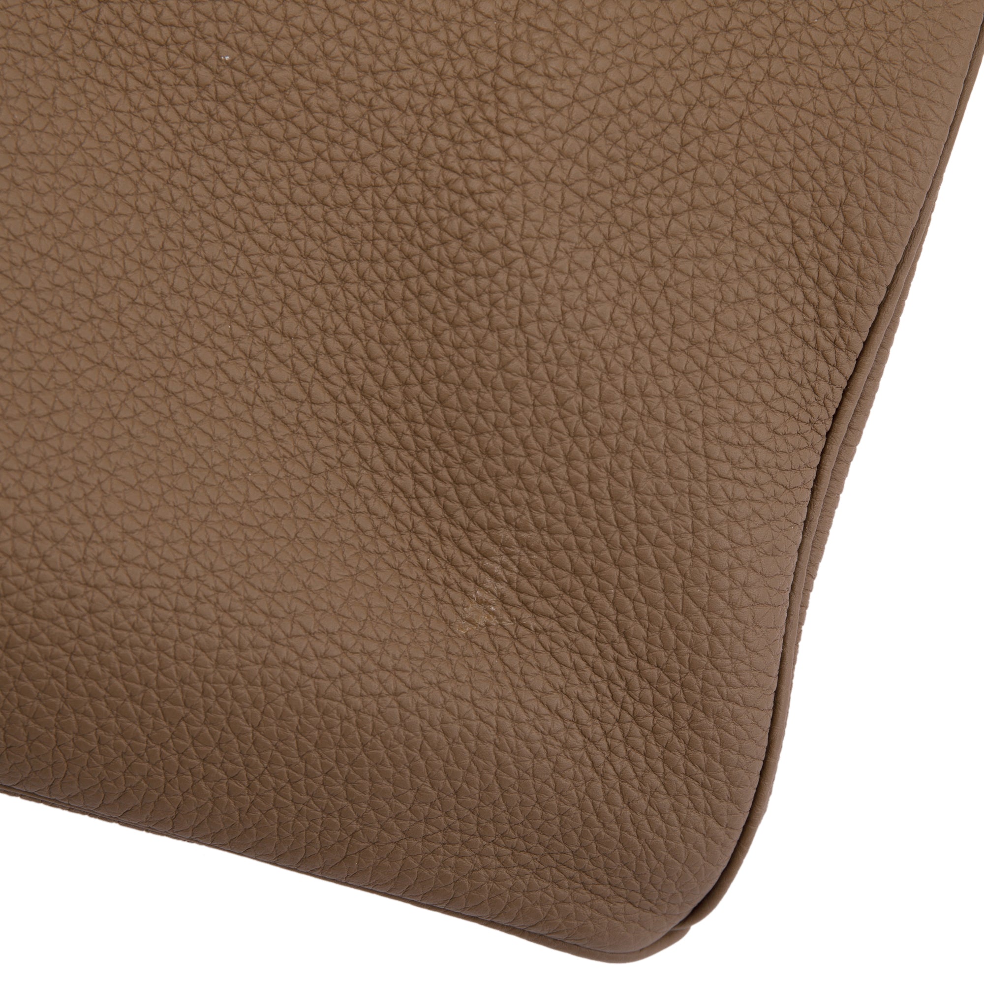 Hermes Etoupe Grey Clemence Birkin 35