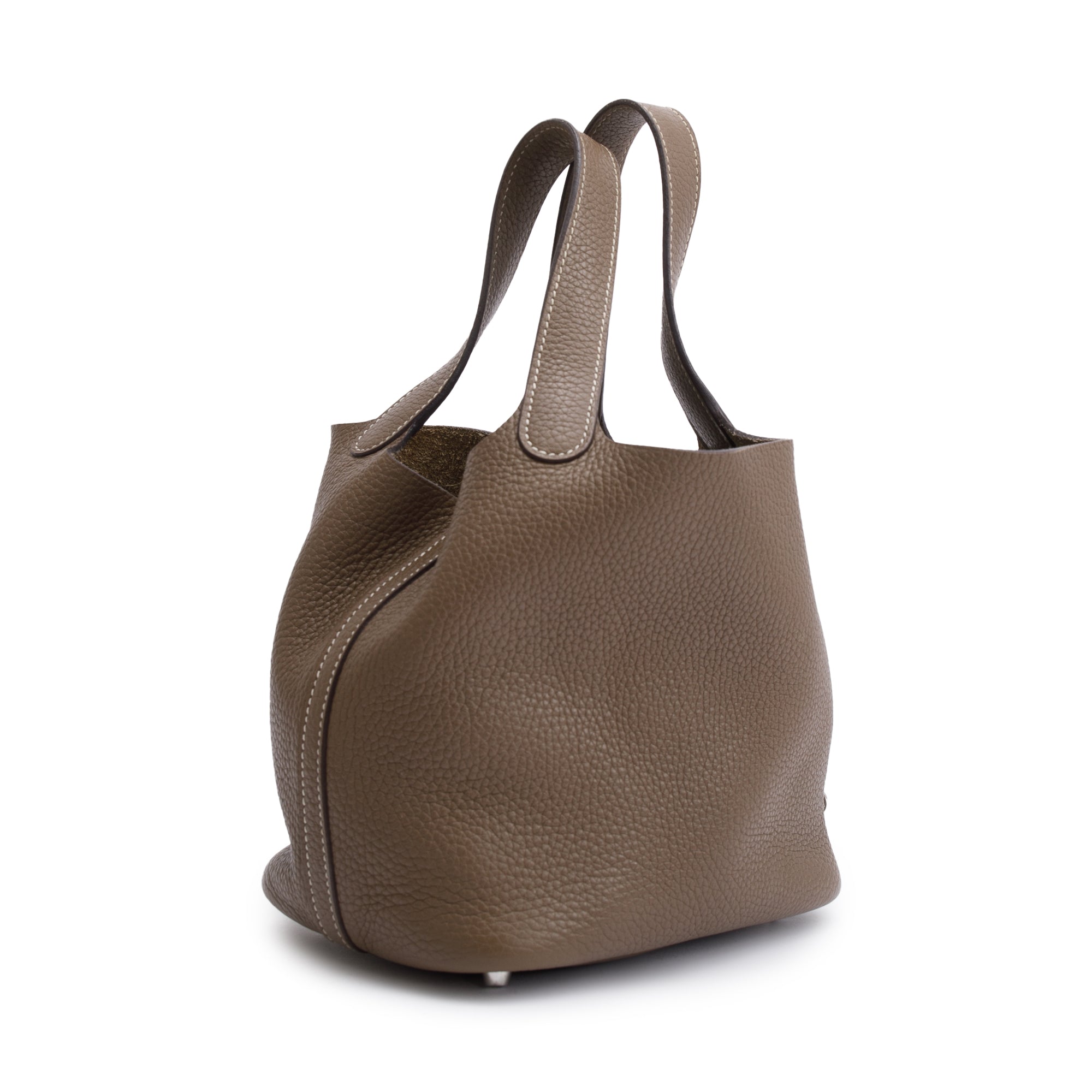 Hermes Etoupe Taurillon Clemence Picotin 18