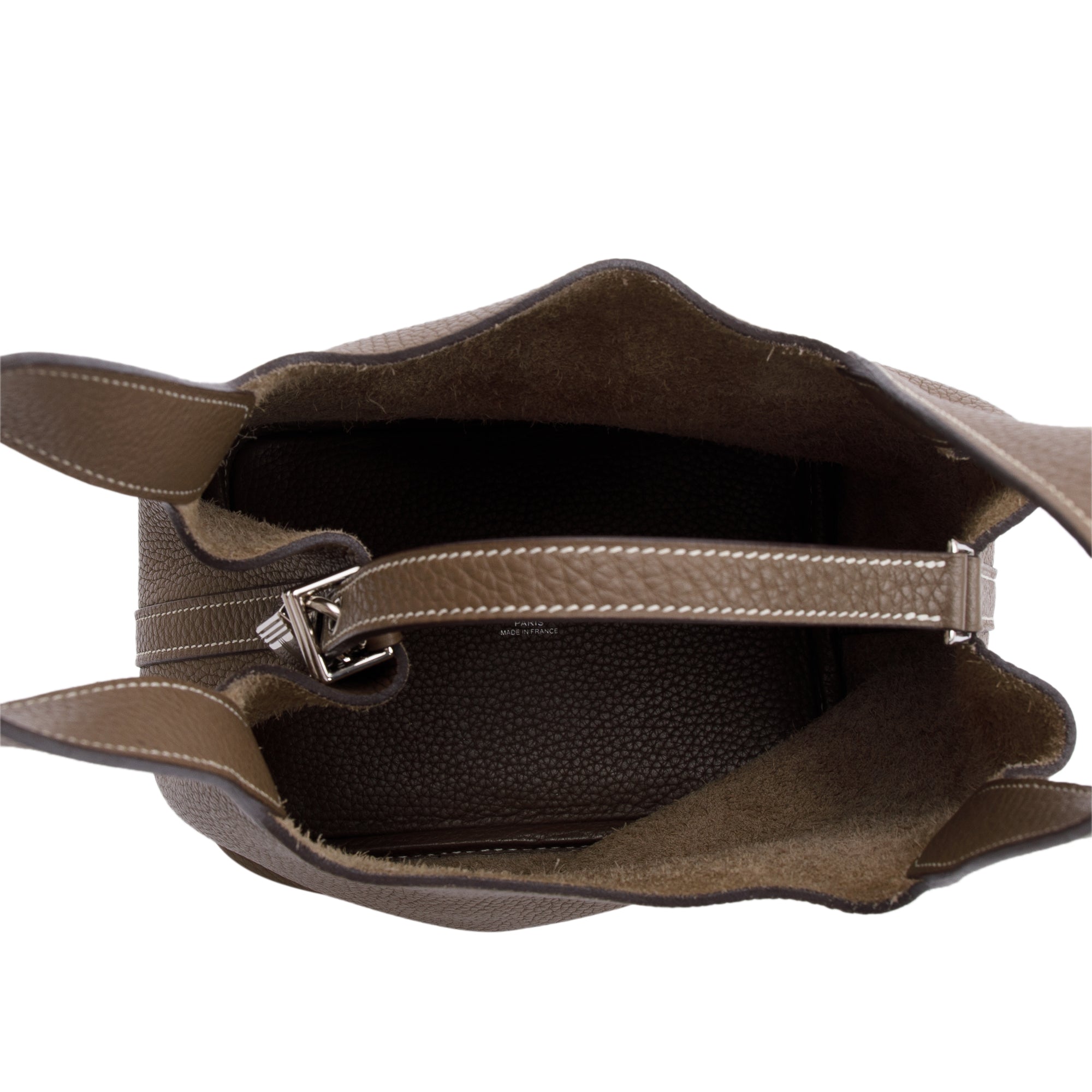 Hermes Etoupe Taurillon Clemence Picotin 18