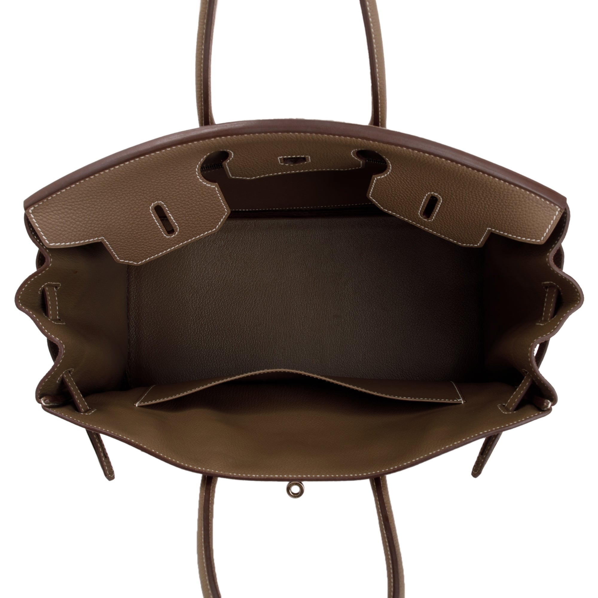 Hermes Etoupe Togo Birkin 35 w/ Box & Receipt