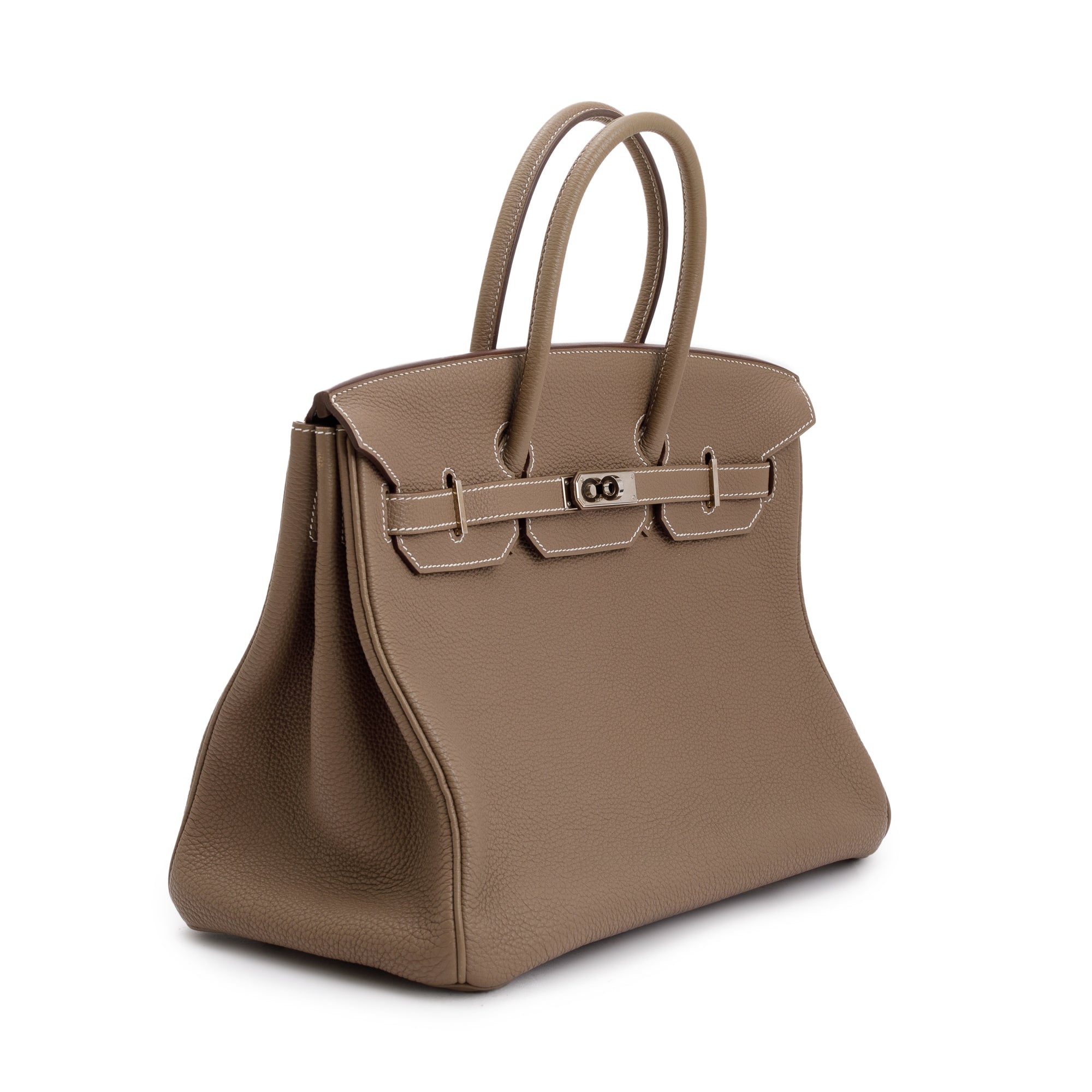 Hermes Etoupe Togo Birkin 35 w/ Box & Receipt