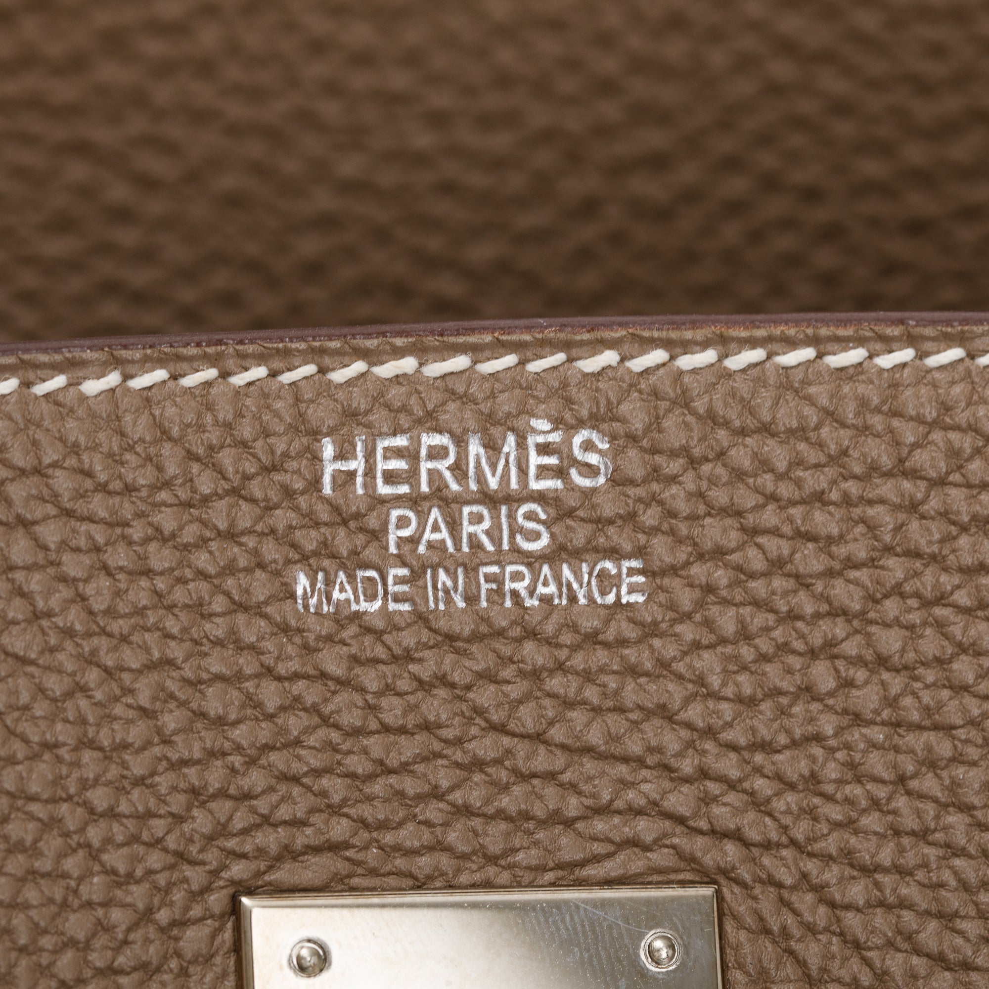 Hermes Etoupe Togo Birkin 35 w/ Box & Receipt