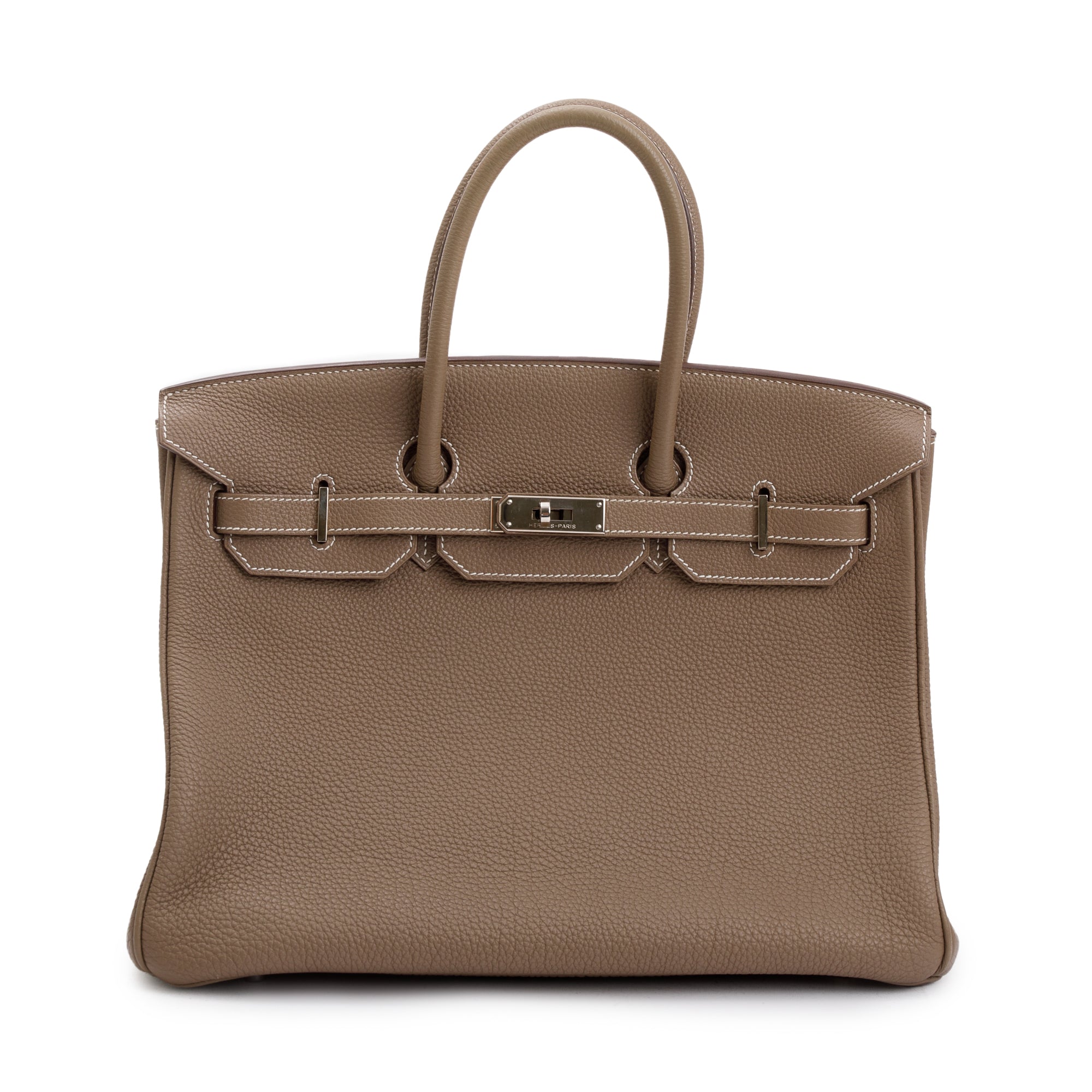 Hermes Etoupe Togo Birkin 35 w/ Box & Receipt