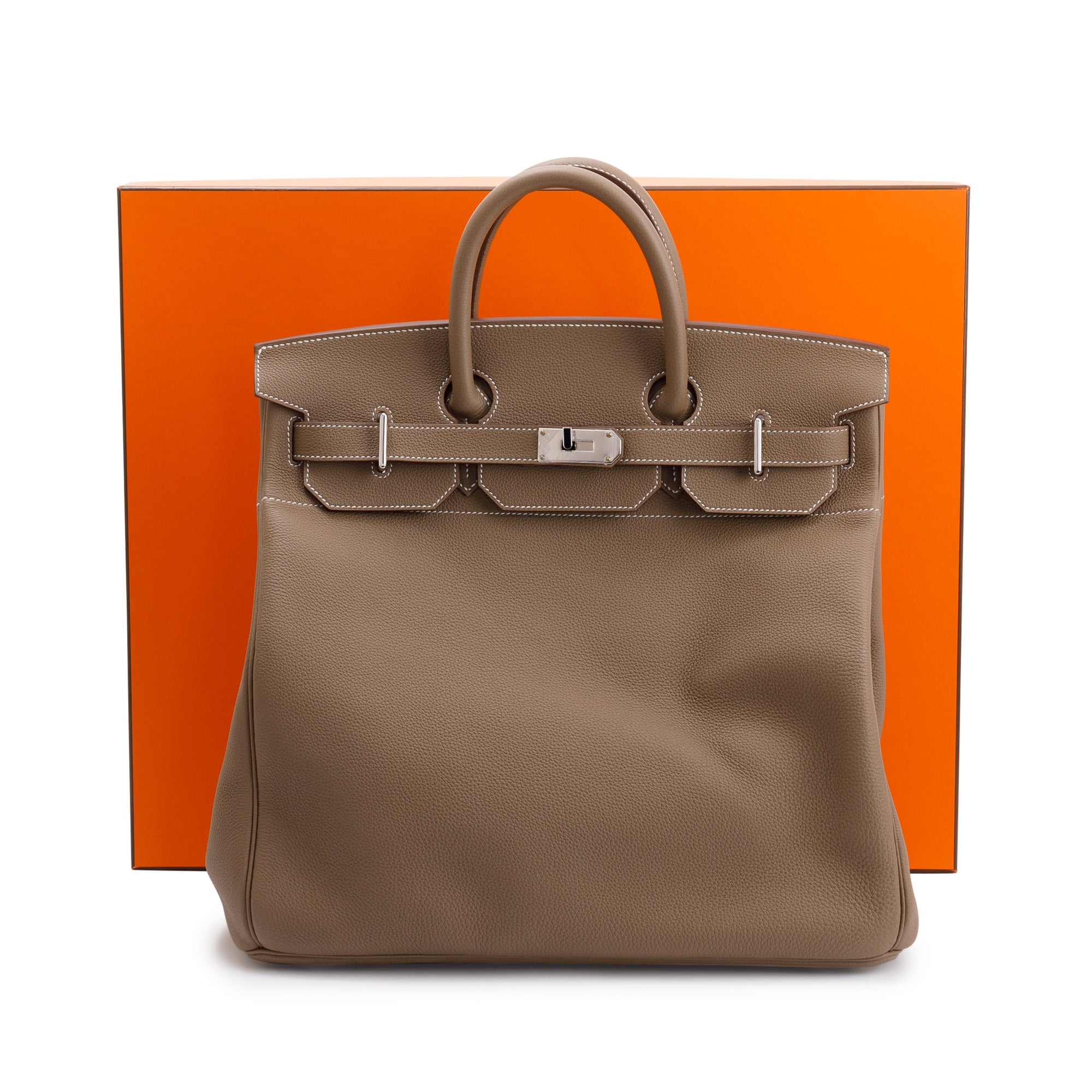 Hermes Etoupe Veau HAC Birkin 40 w/ Box & Receipt