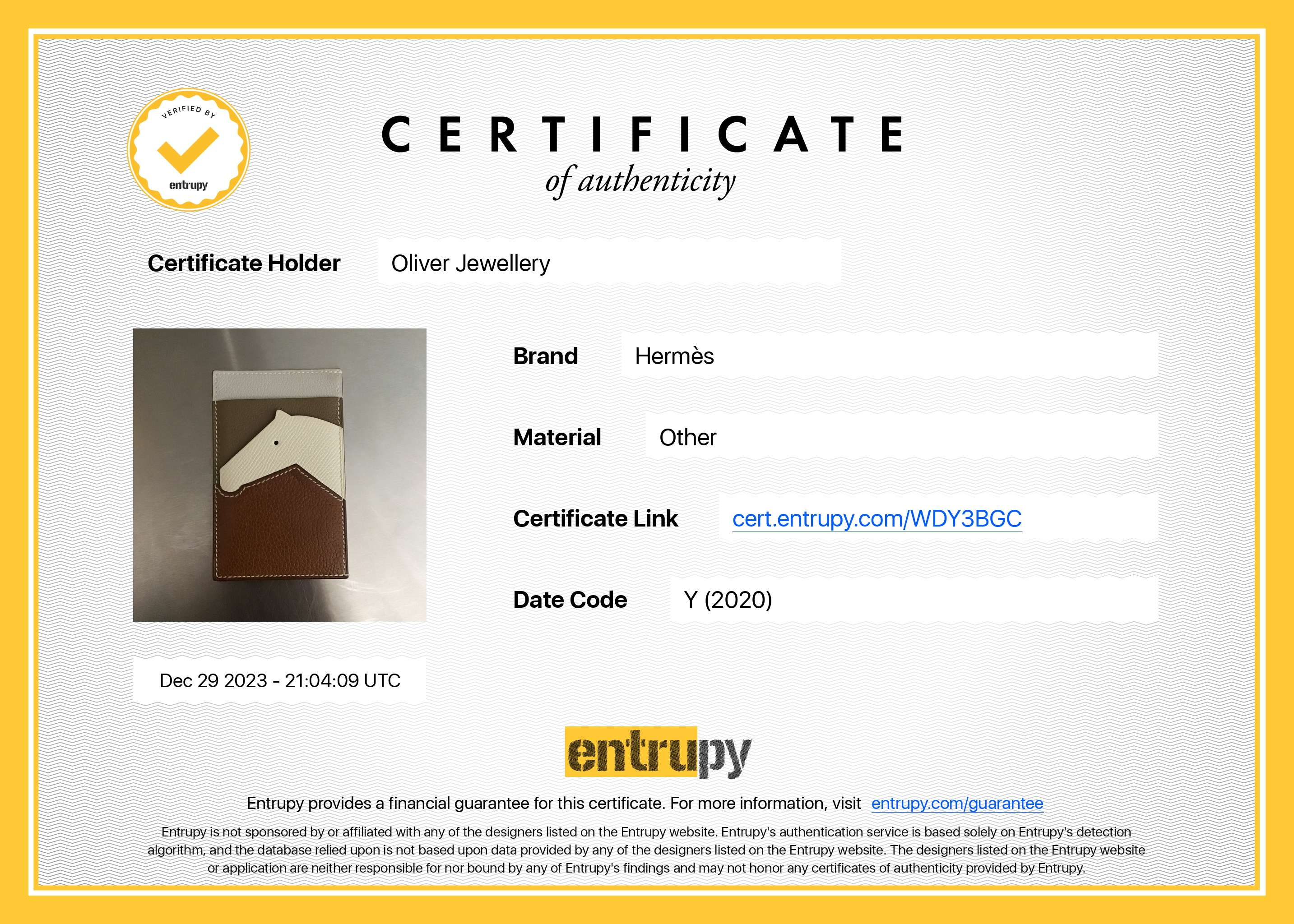 Hermes Fauve Craie Beige De Weimar Barenia Faubourg Epsom Evercolor Les Petits Chavaux Card Holder