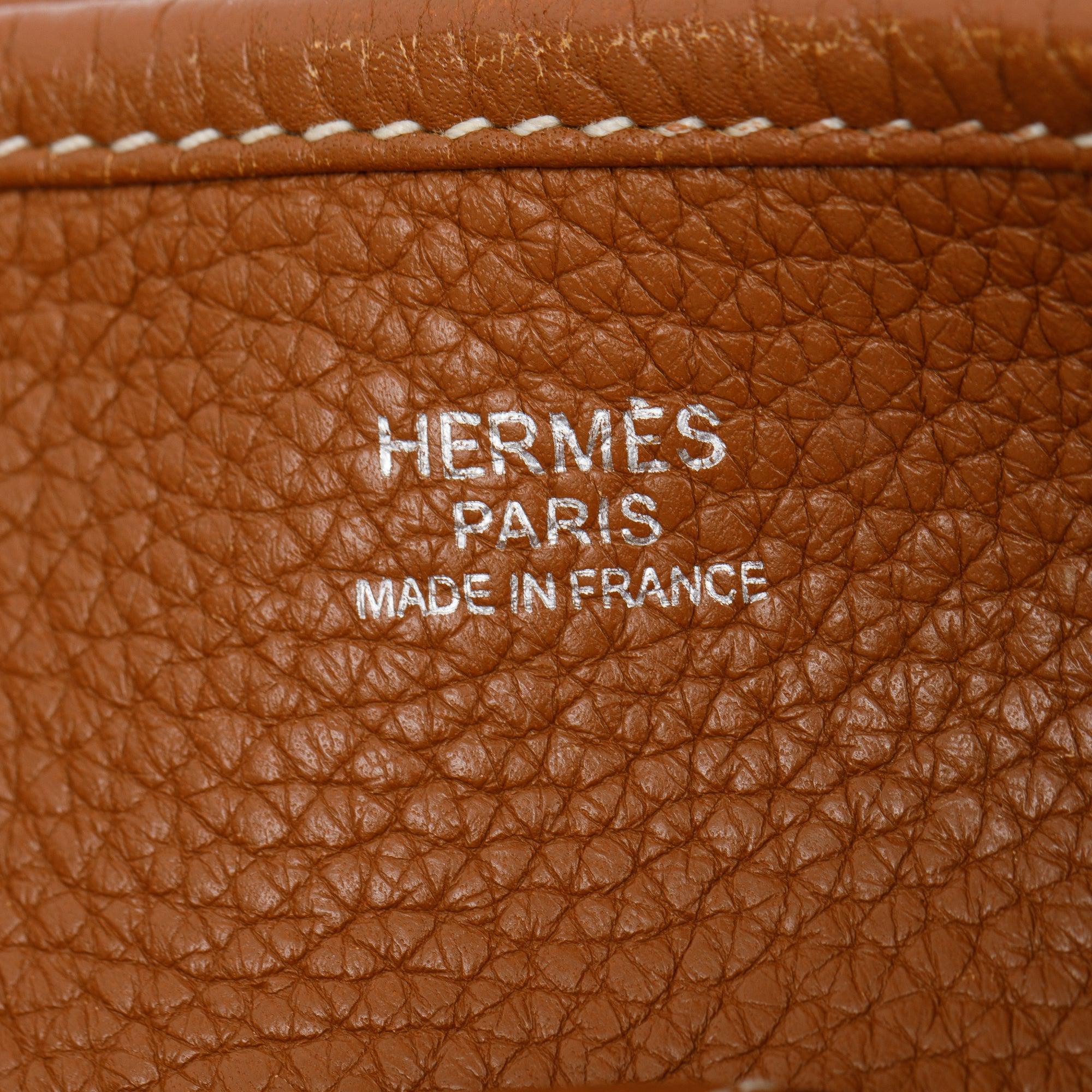 Hermes Gold Clemence Evelyne III 29 Bag