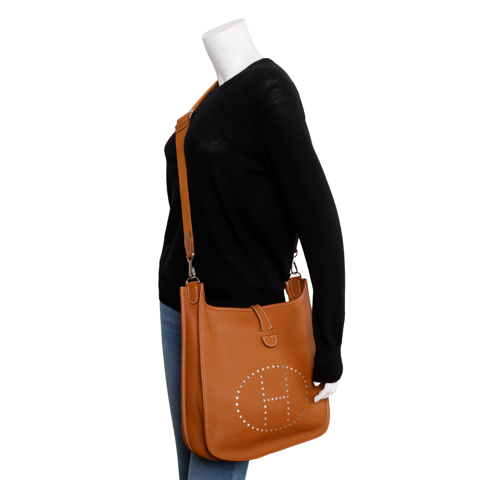 Hermes Gold Clemence Evelyne III 29 Bag