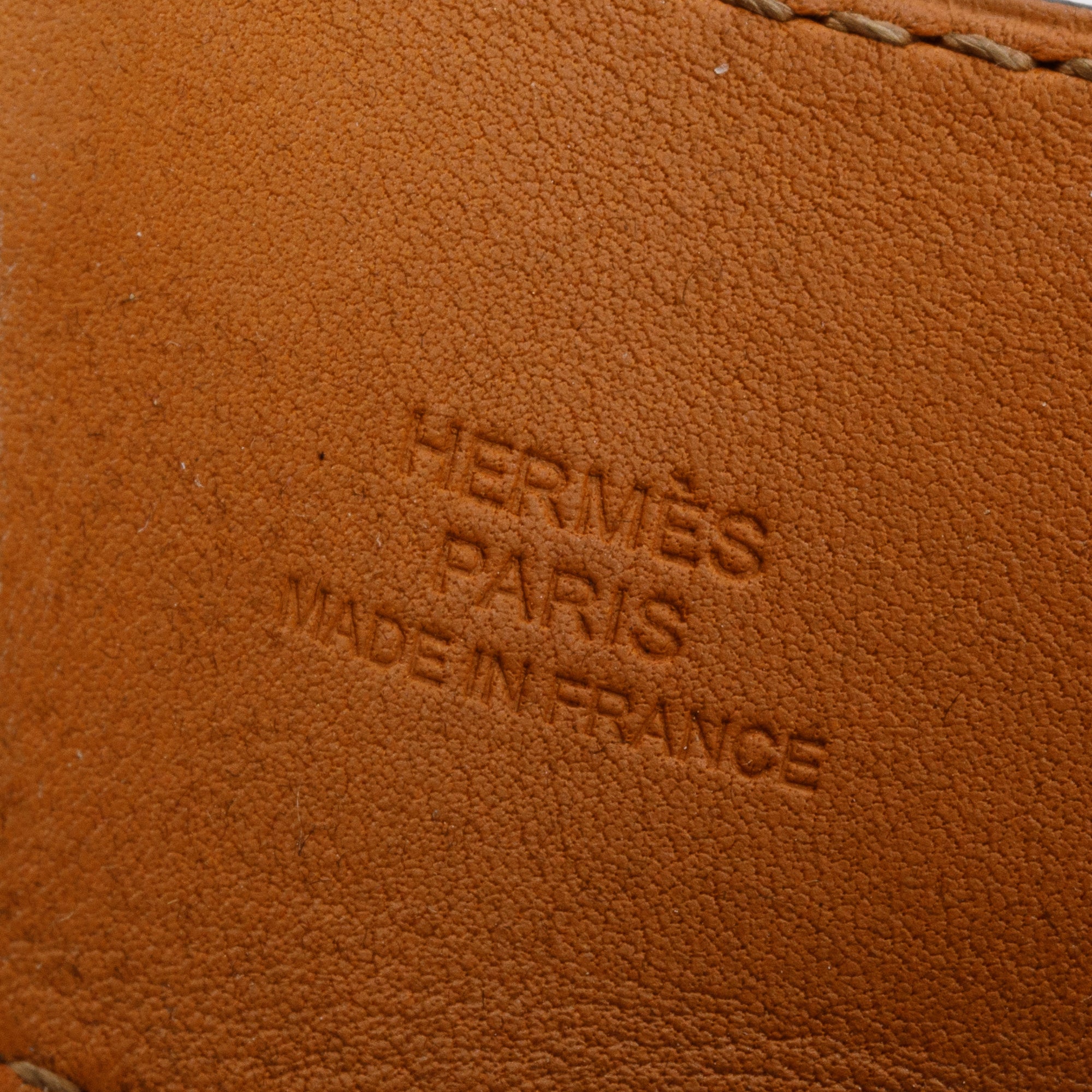 Hermes Gold-Plated Black Swift Leather Collier de Chien Bracelet, Size S