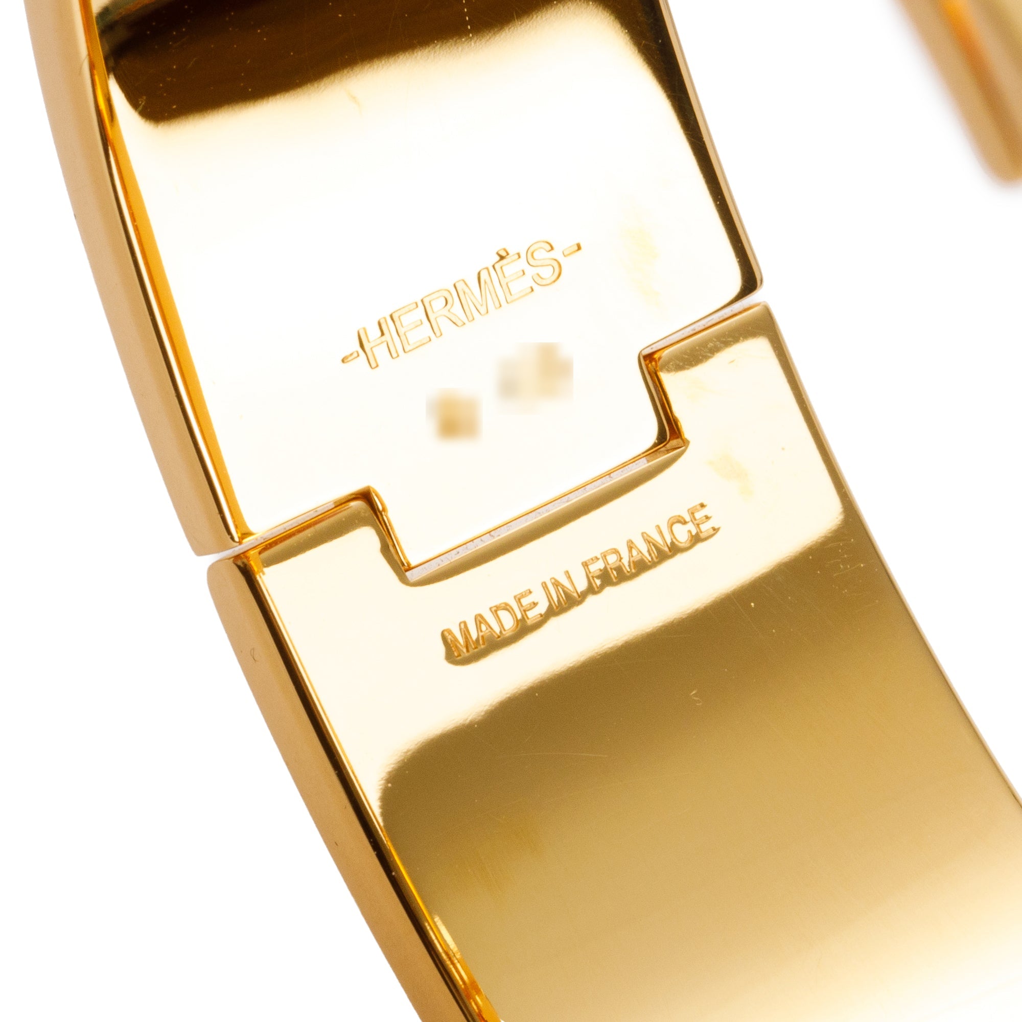 Hermes Gold-Plated Red Enamel Clic Clac H Bracelet
