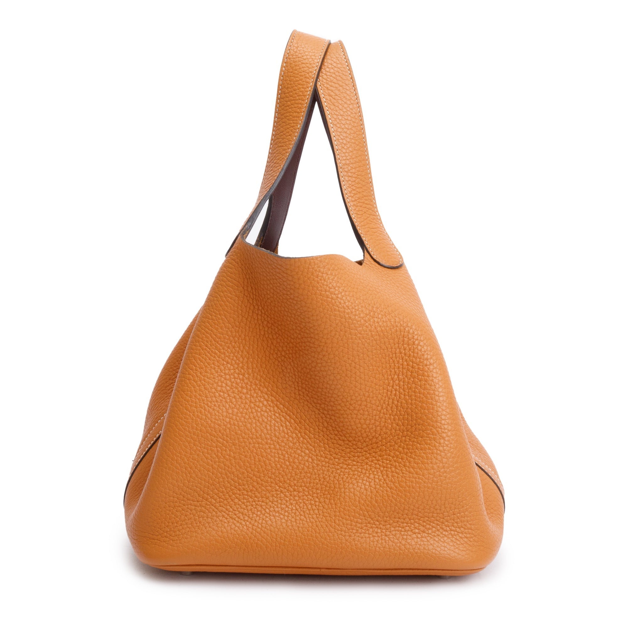 Hermes Gold Taurillon Clemence Picotin Lock 22