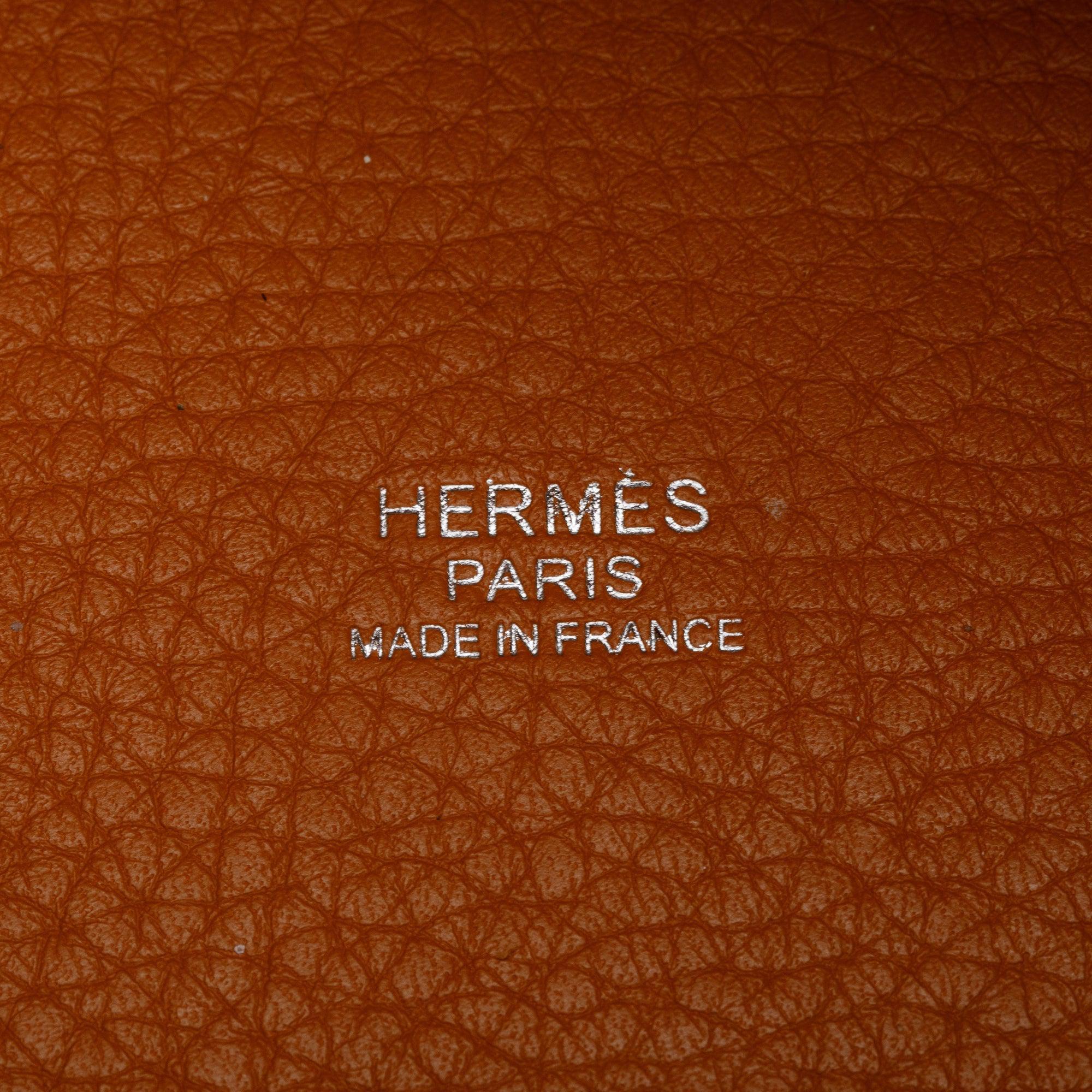 Hermes Gold Taurillon Clemence Picotin Lock 22