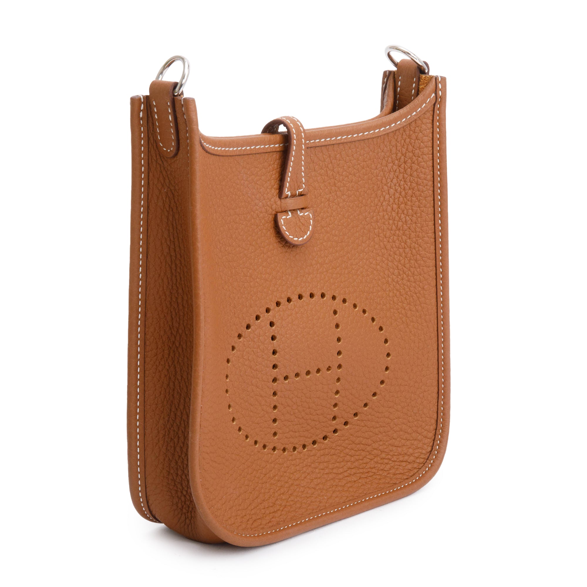 Hermes Gold Taurilon Clemence Amazone Evelyne TPM 16 w/ Box