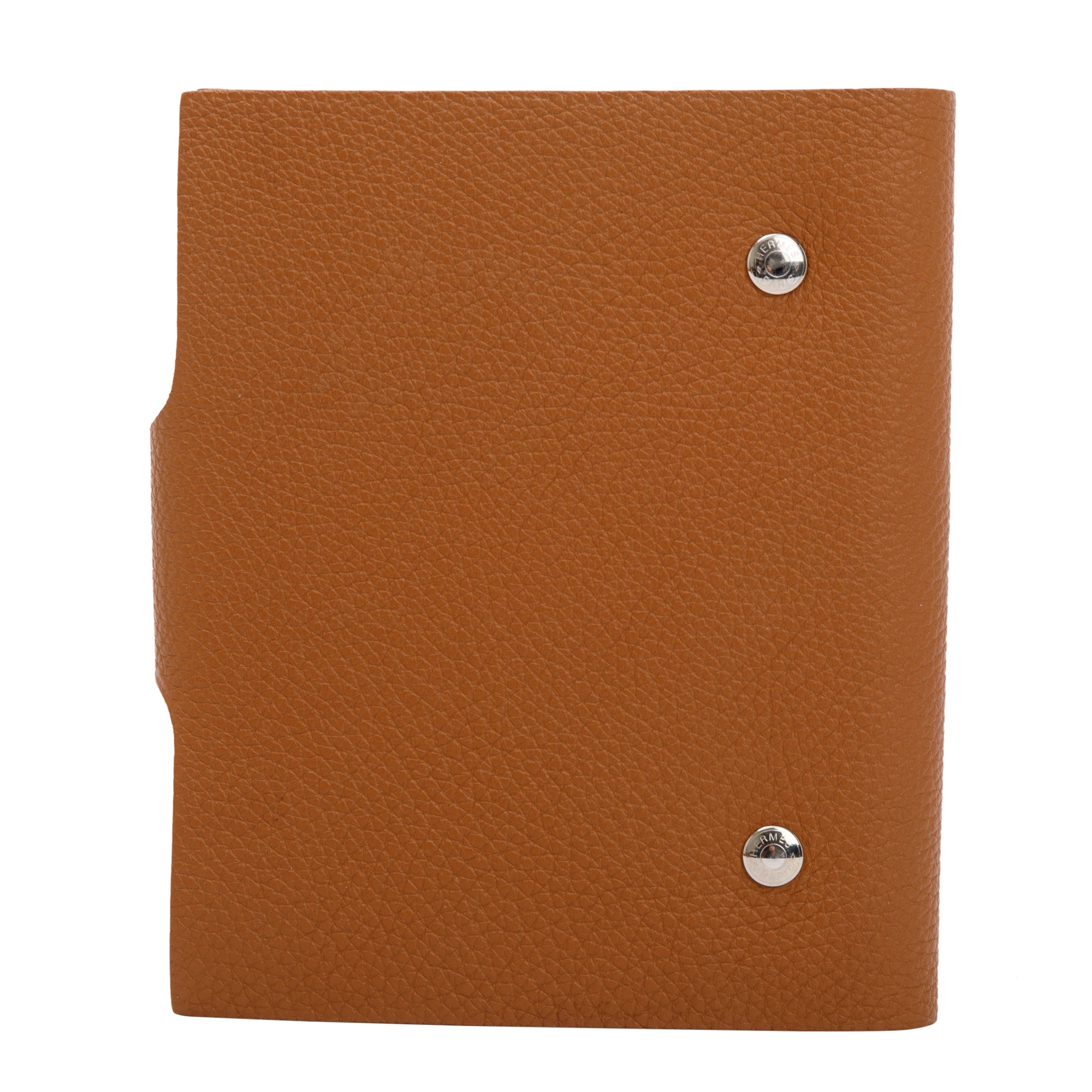 Hermes Gold Togo Ulysse PM Agenda Cover with Notebook & Box