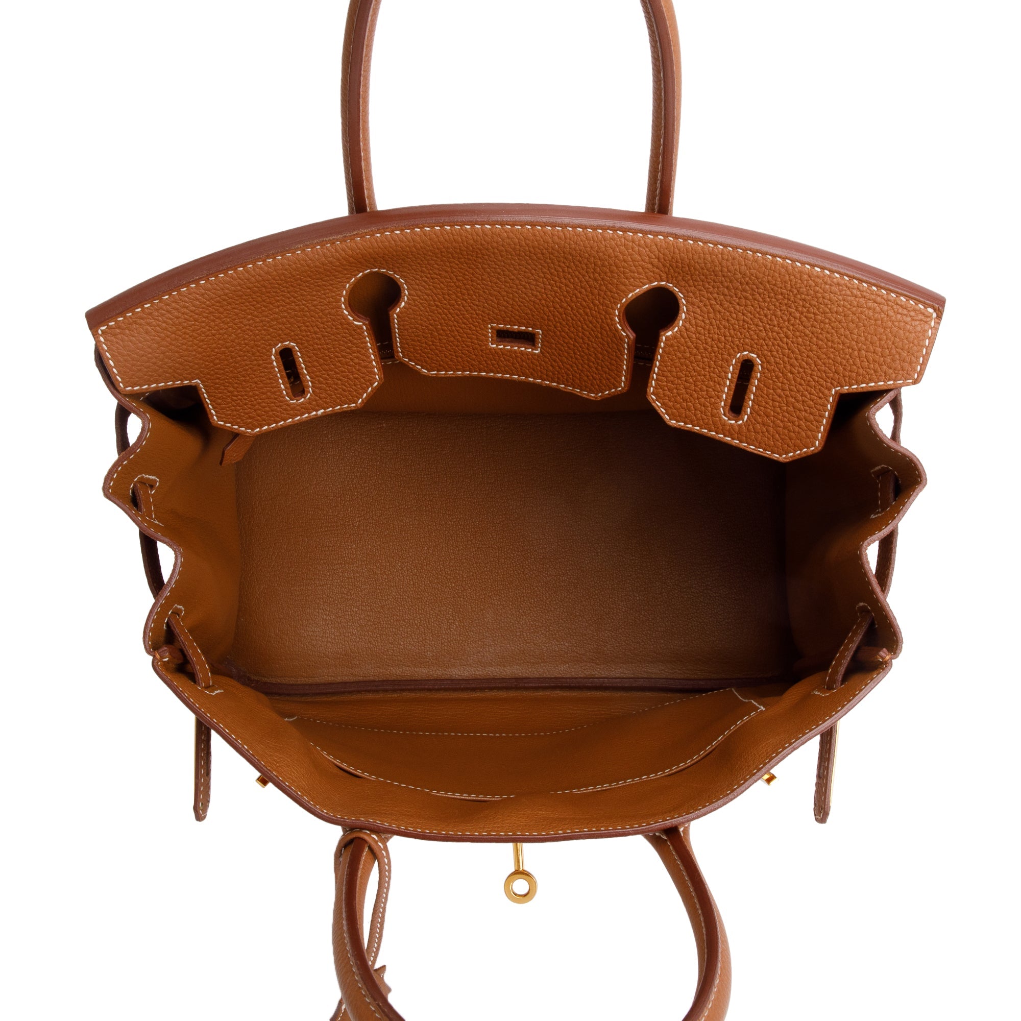 Hermes Gold Veau Togo Birkin 30 w/ Box & Receipt