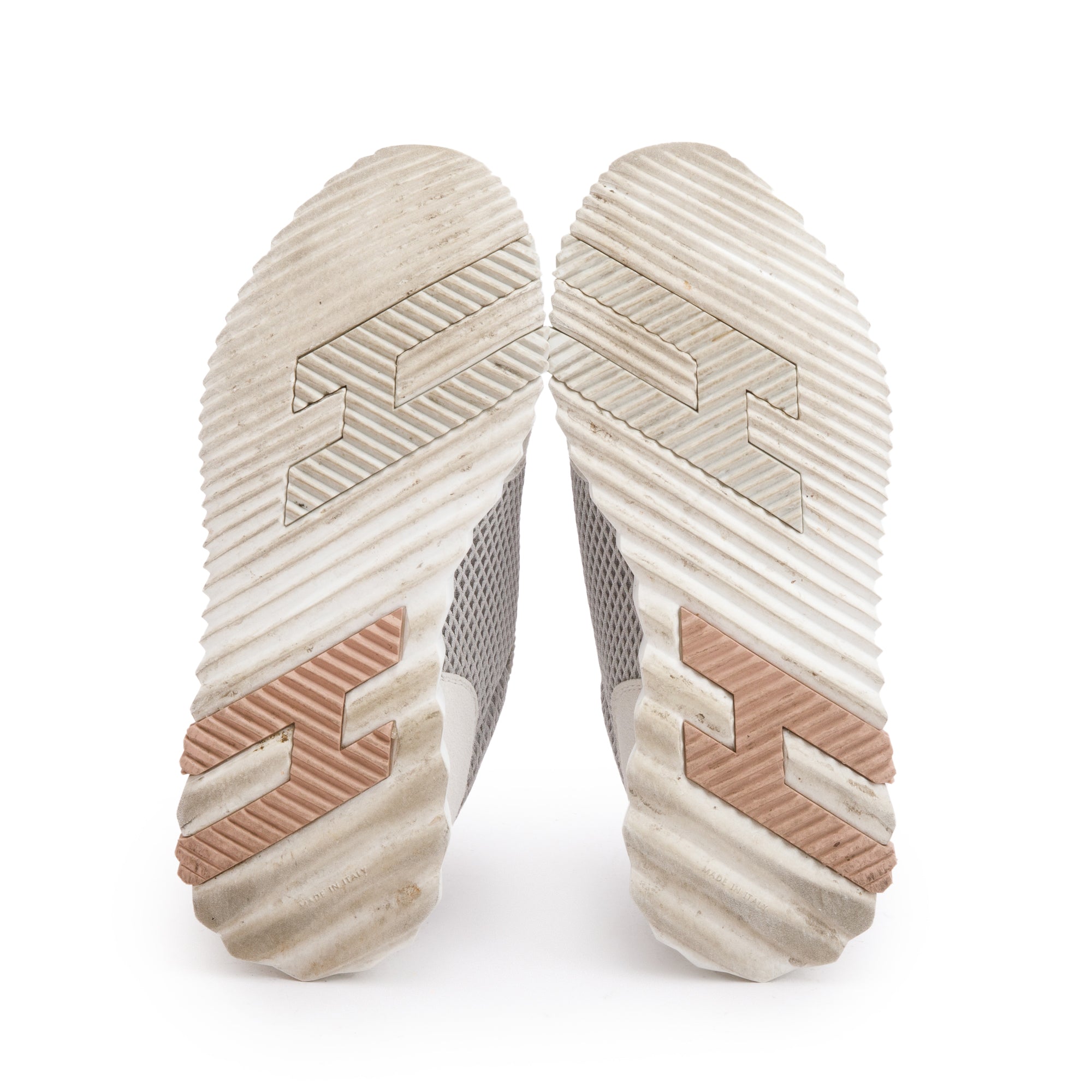 Hermes Grey Mesh Suede Bouncing Sneakers, Size 36 w/ Box