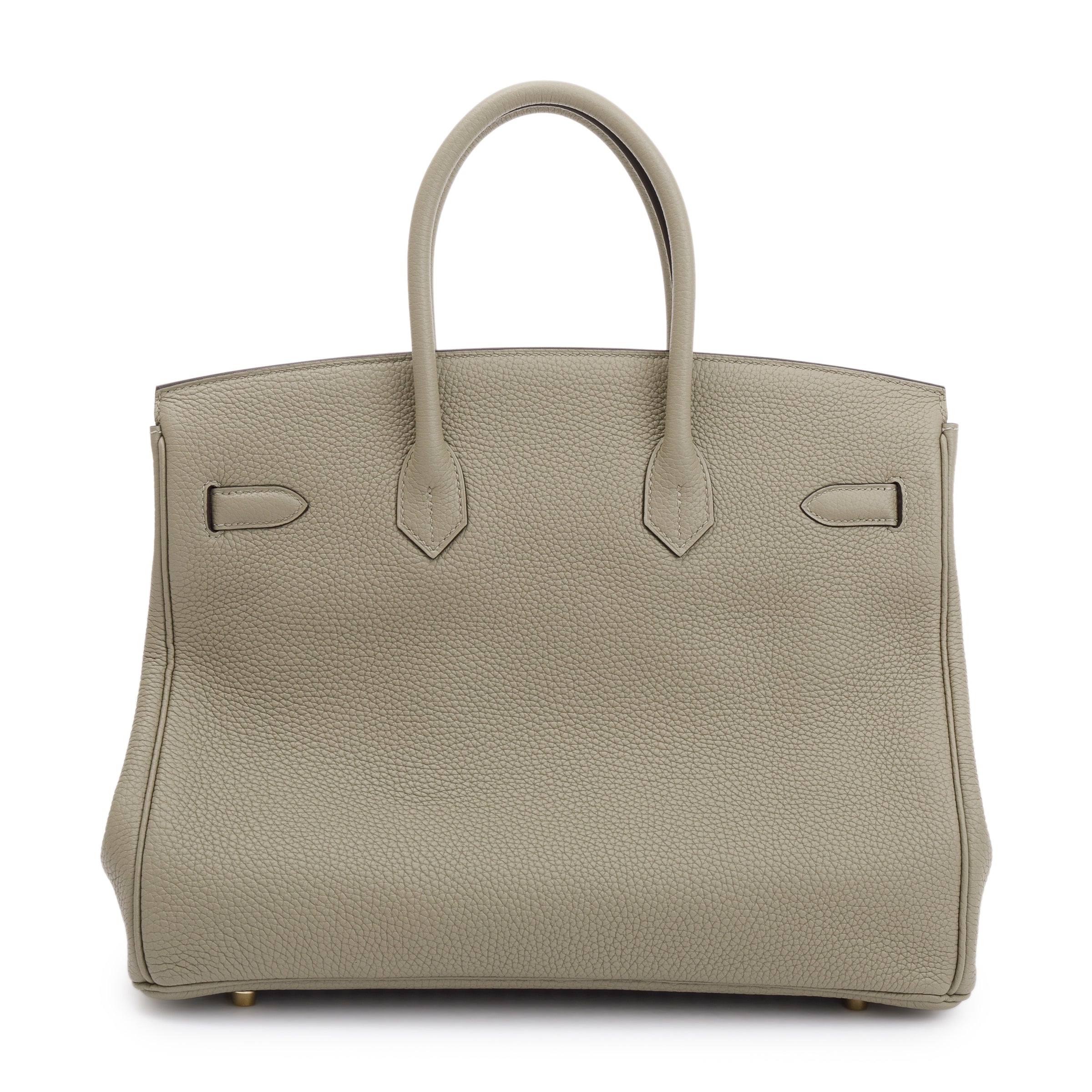 Hermes Grey Taurillon Clemence Birkin 35