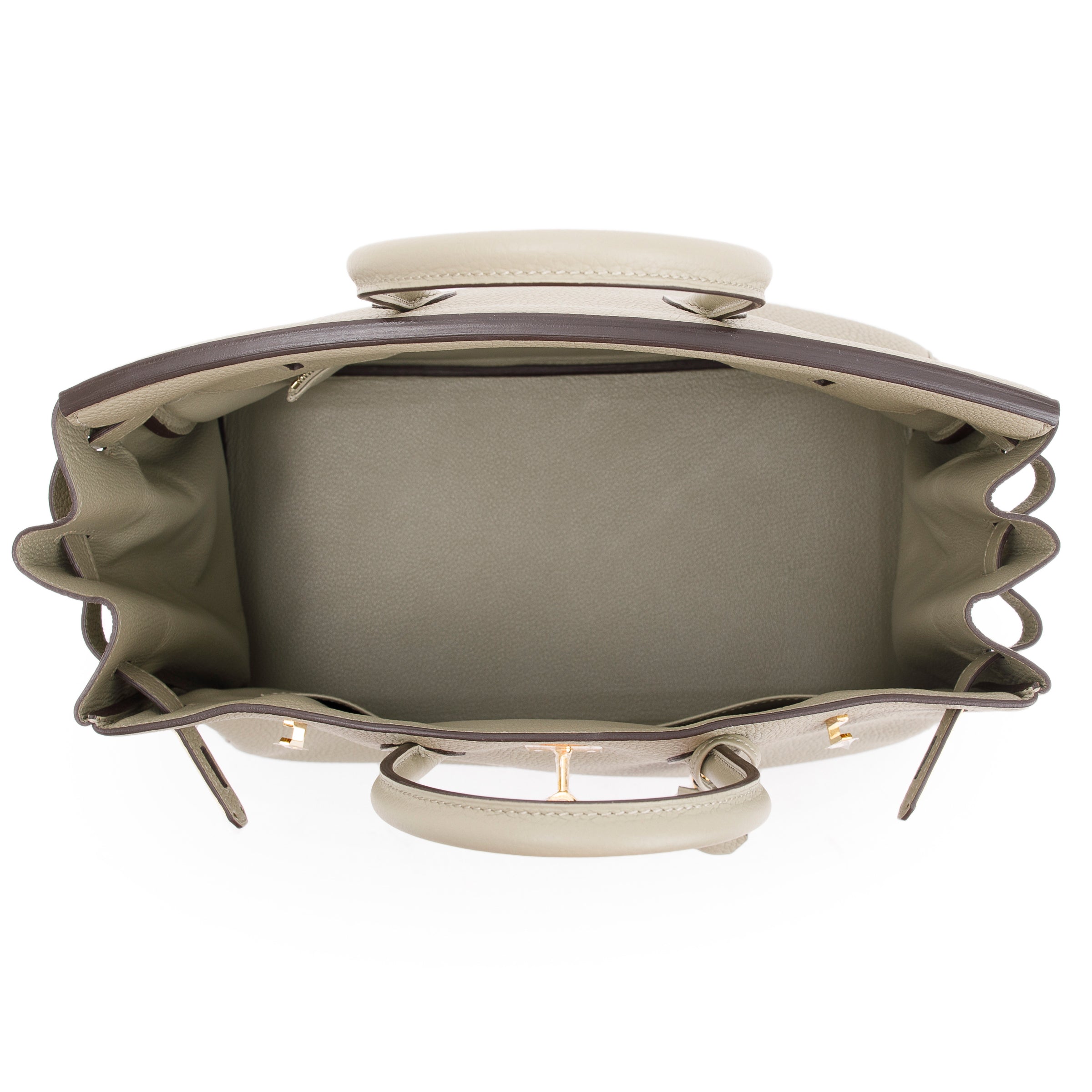 Hermes Grey Taurillon Clemence Birkin 35