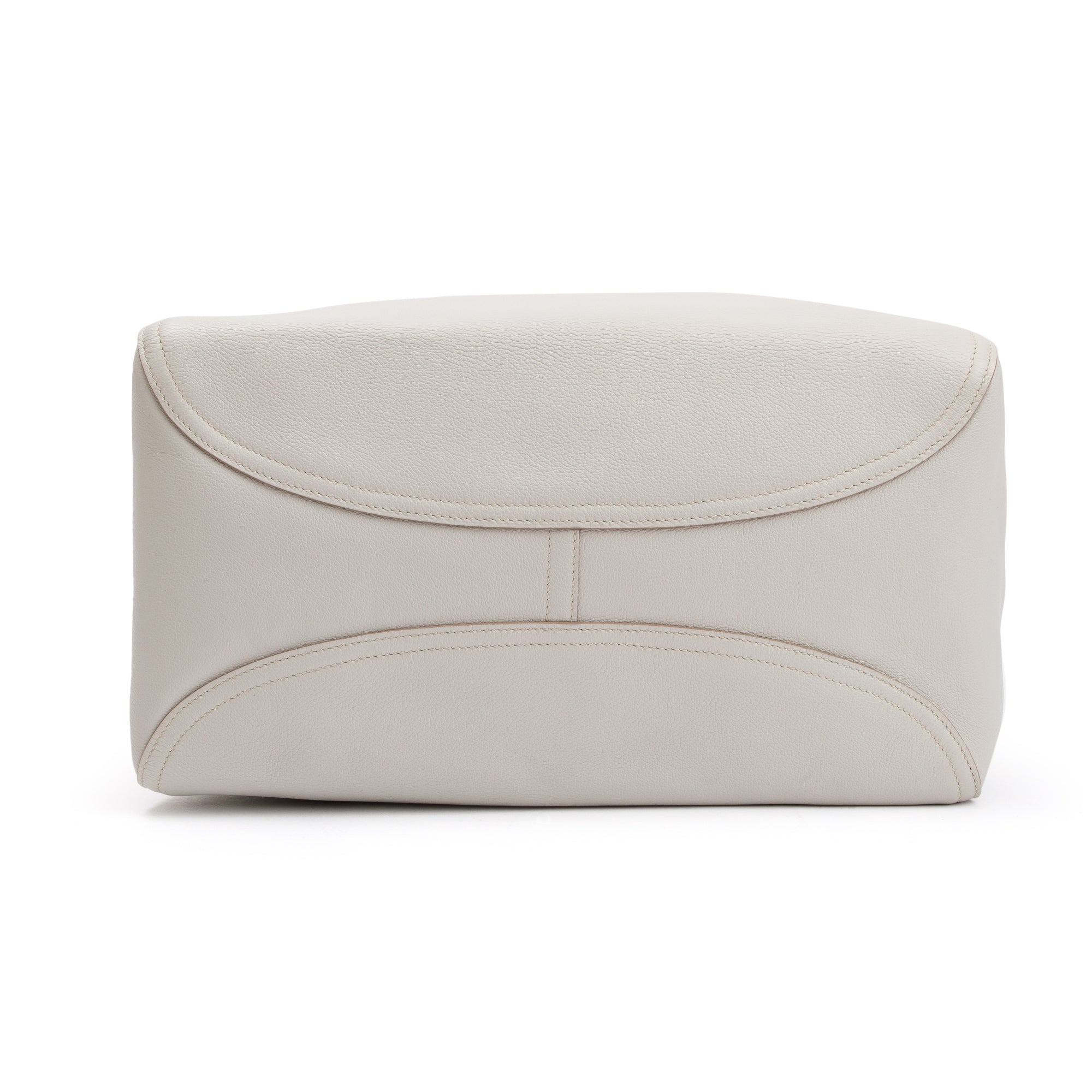 Hermes Gris Perie Evergrain Leather Sac Oxer w/ Strap