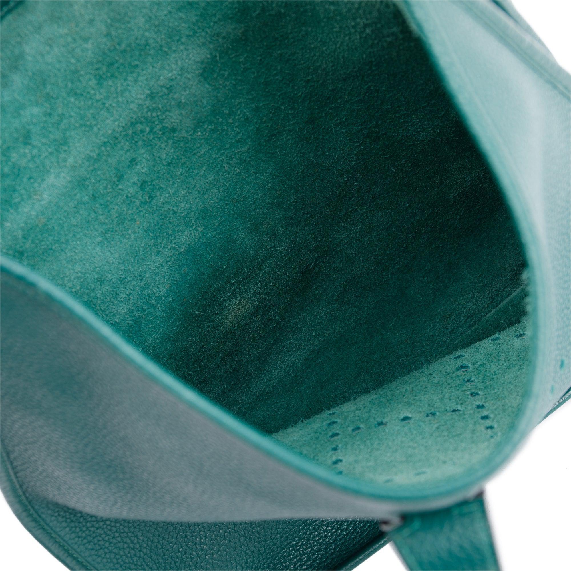 Hermes Malachite Clemence Evelyne III 29 Bag w/ Box