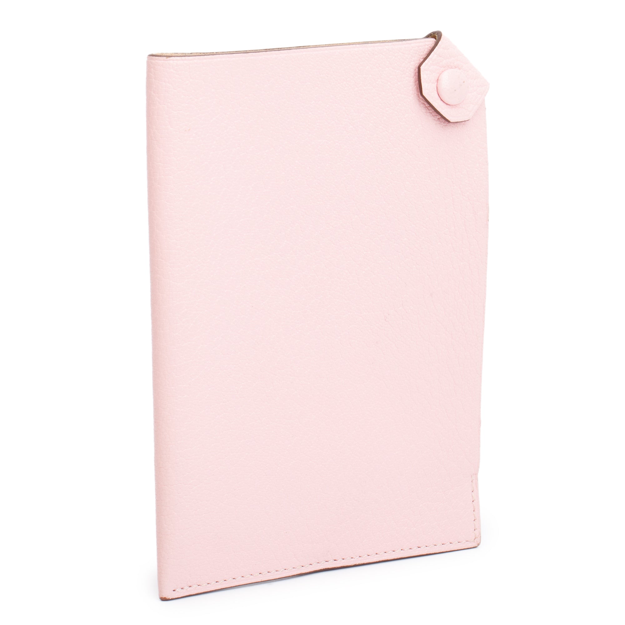 Hermes Mauve Sylvestre Chevre Mysore Tarmac PM Passport Holder