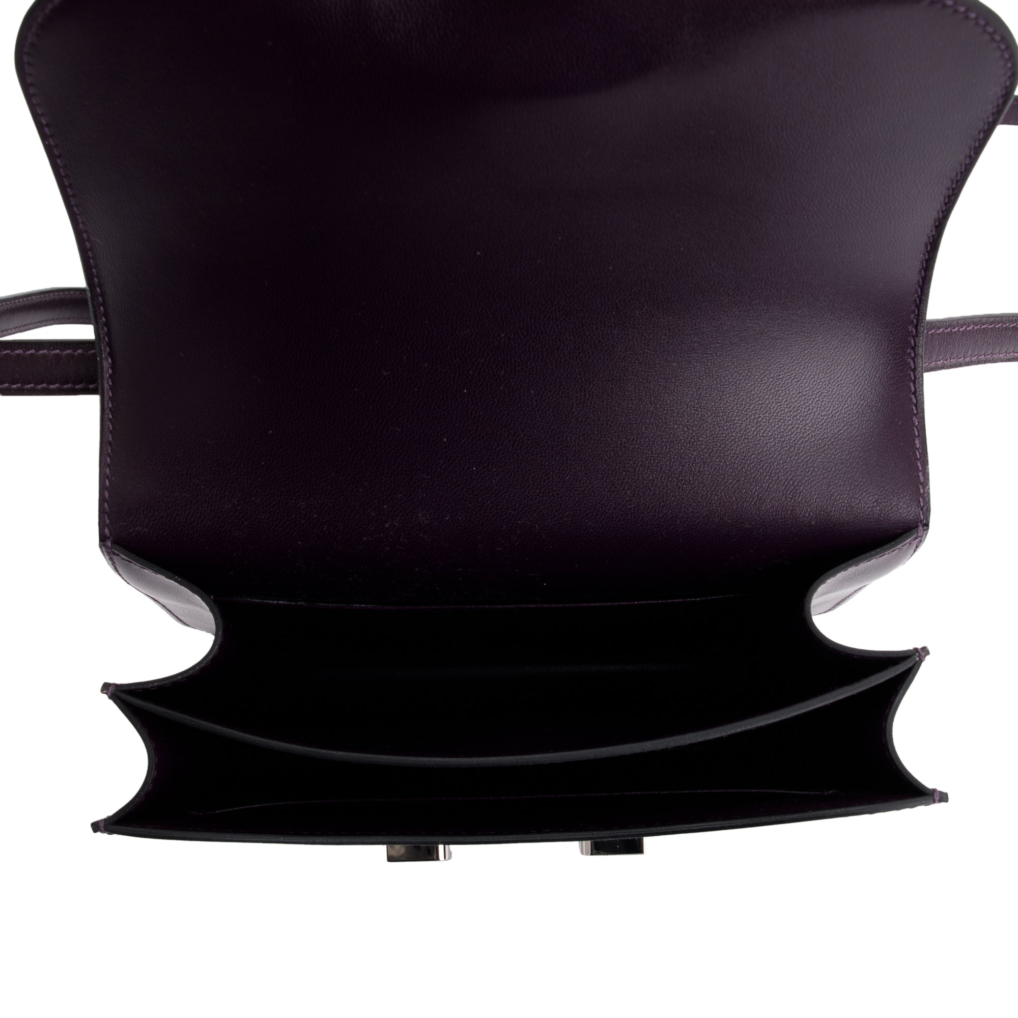 Hermes Mini Raisin Veau Box Leather Constance 18