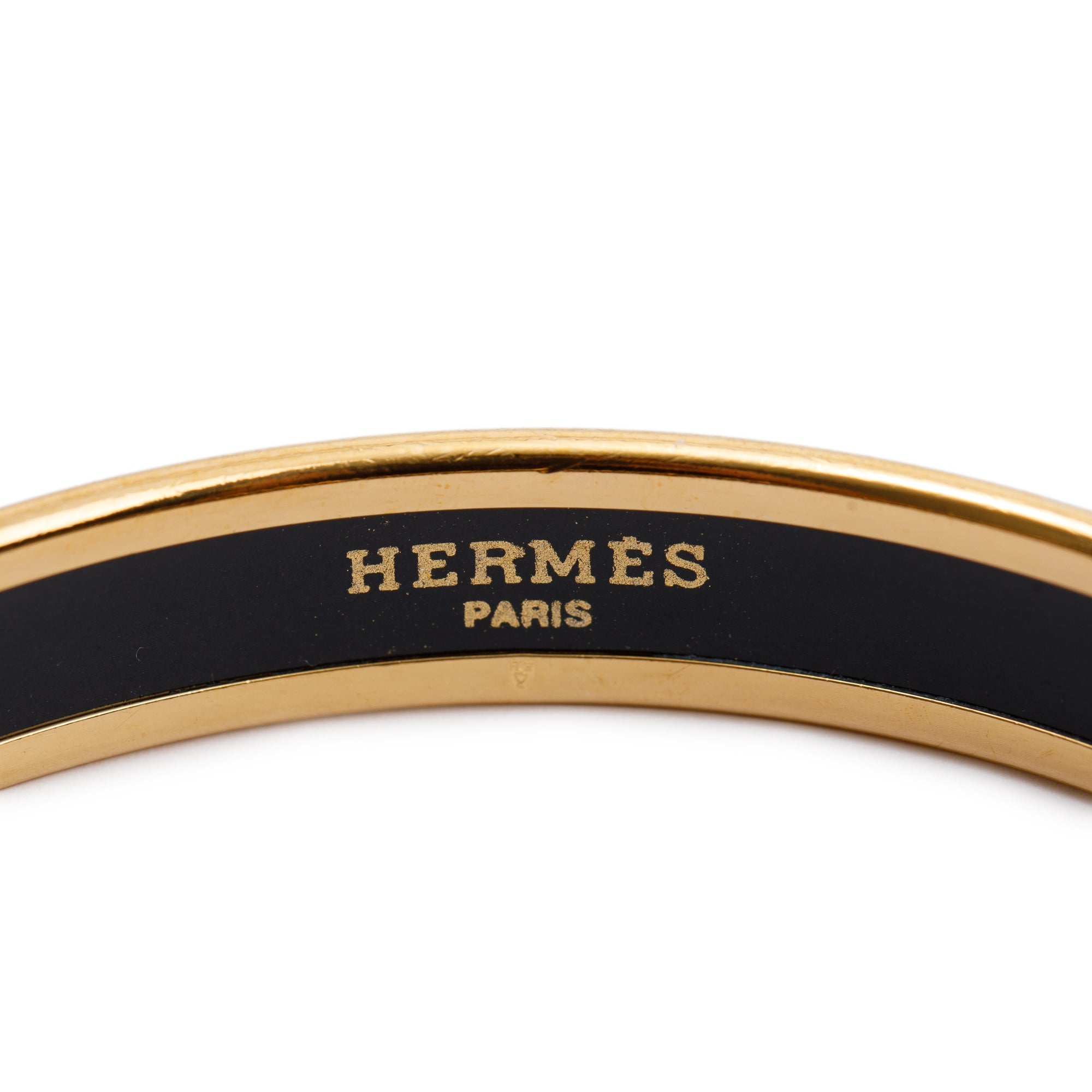 Hermes Narrow Enamel Bangle