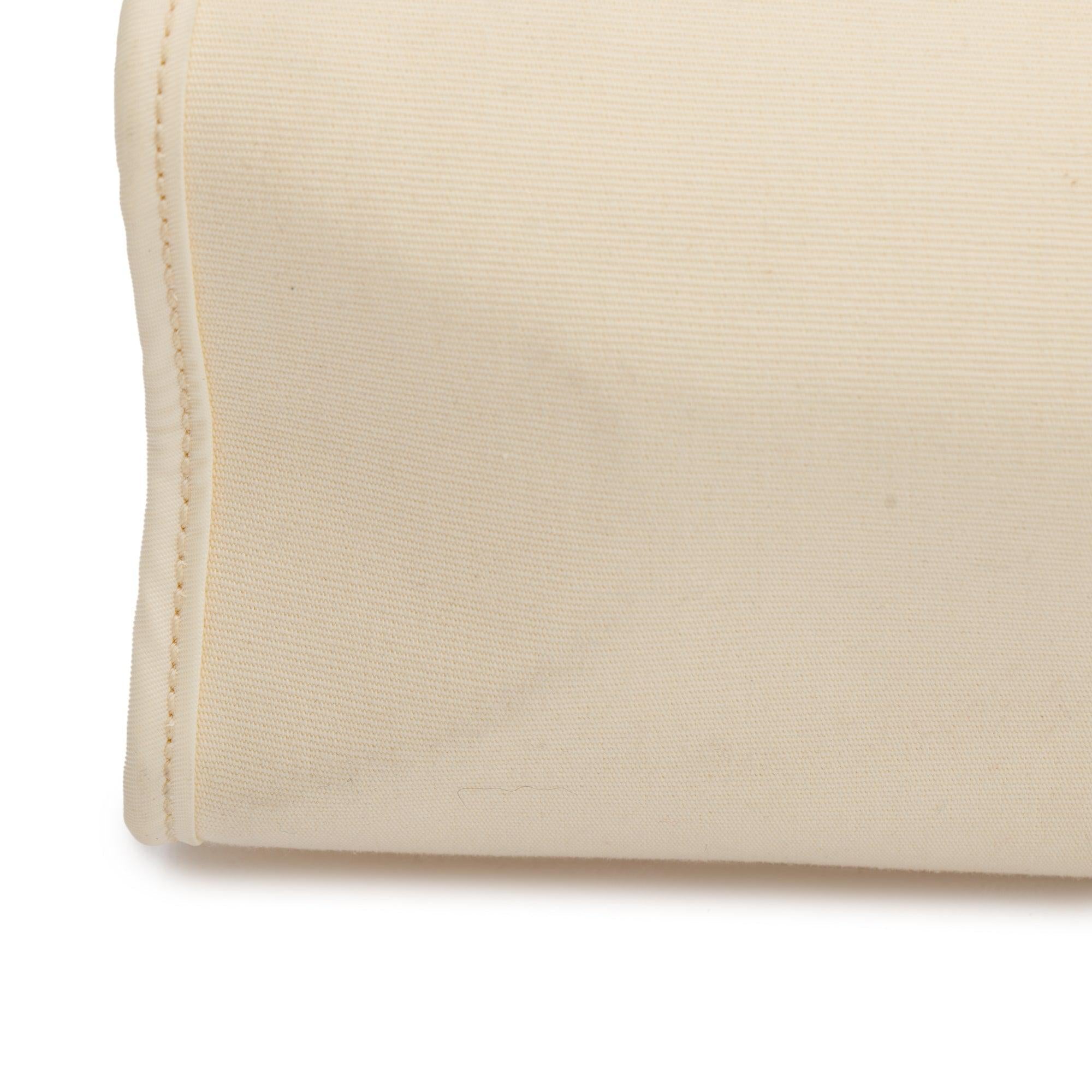 Hermes Natural Toile Militaire Vache Hunter Herbag Zip 31