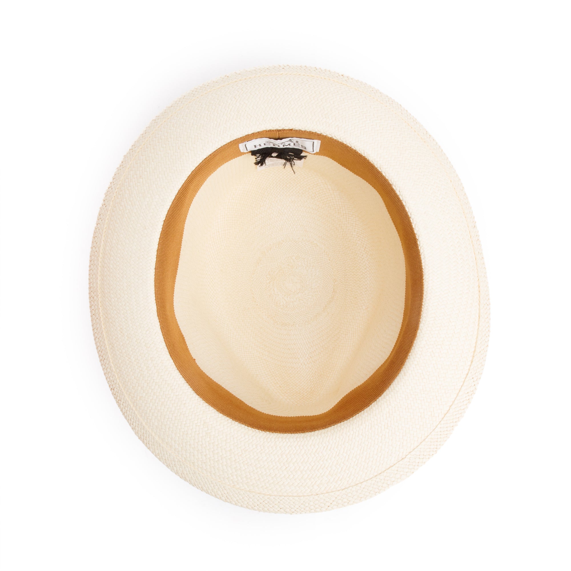 Hermes Neutral Straw Izia Bucket Hat w/ Box