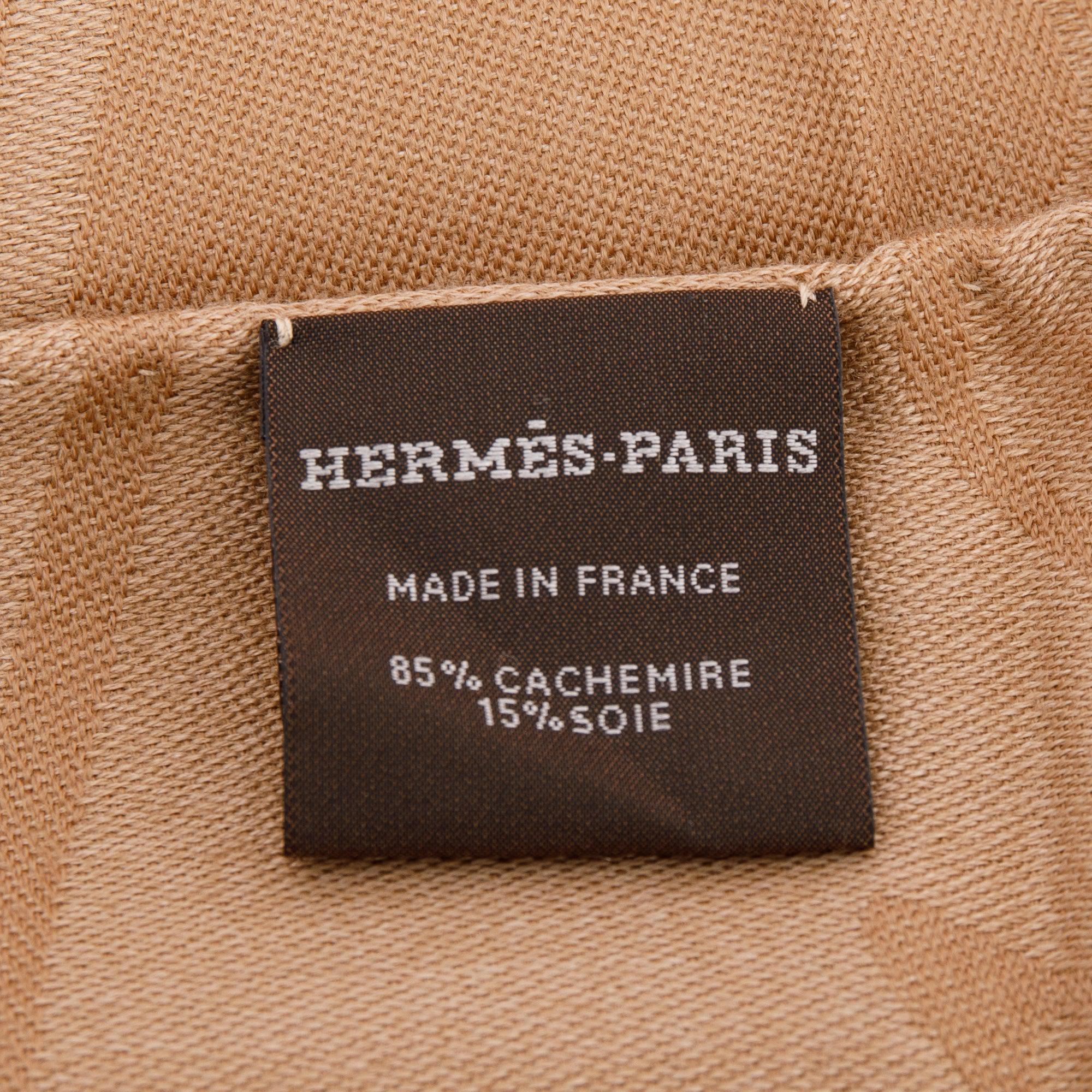 Hermes New Libris Cashmere & Silk Stole