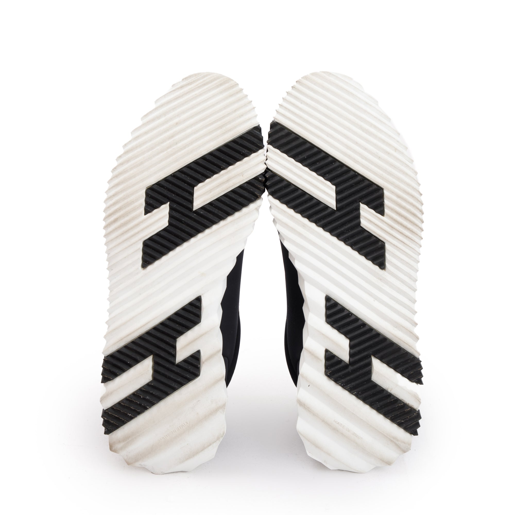 Hermes Noir Technical Mesh & Suede Goatskin Bouncing Sneakers, Size 41 w/ Box