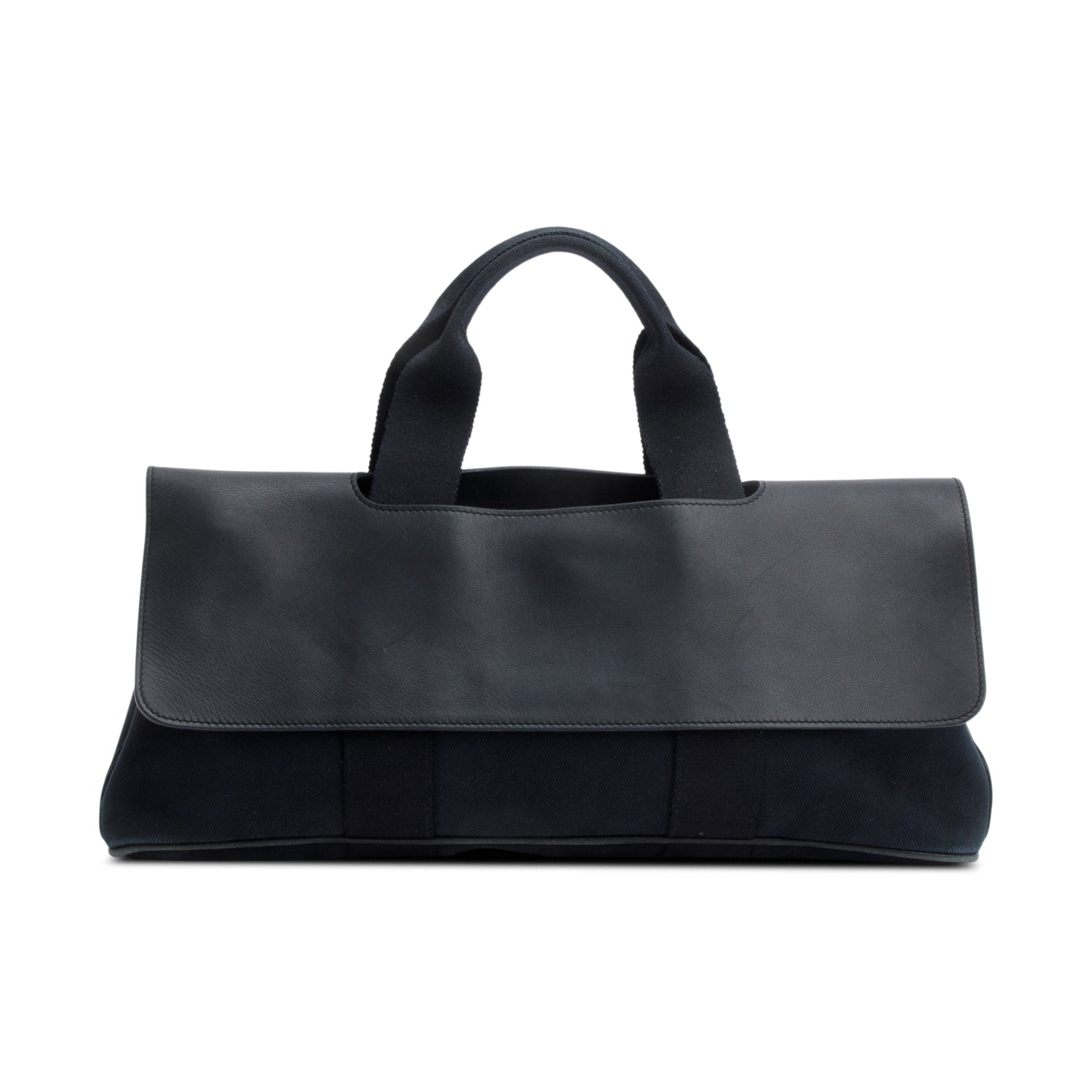 Hermes Noir Toile Swift Valparaiso MM Tote