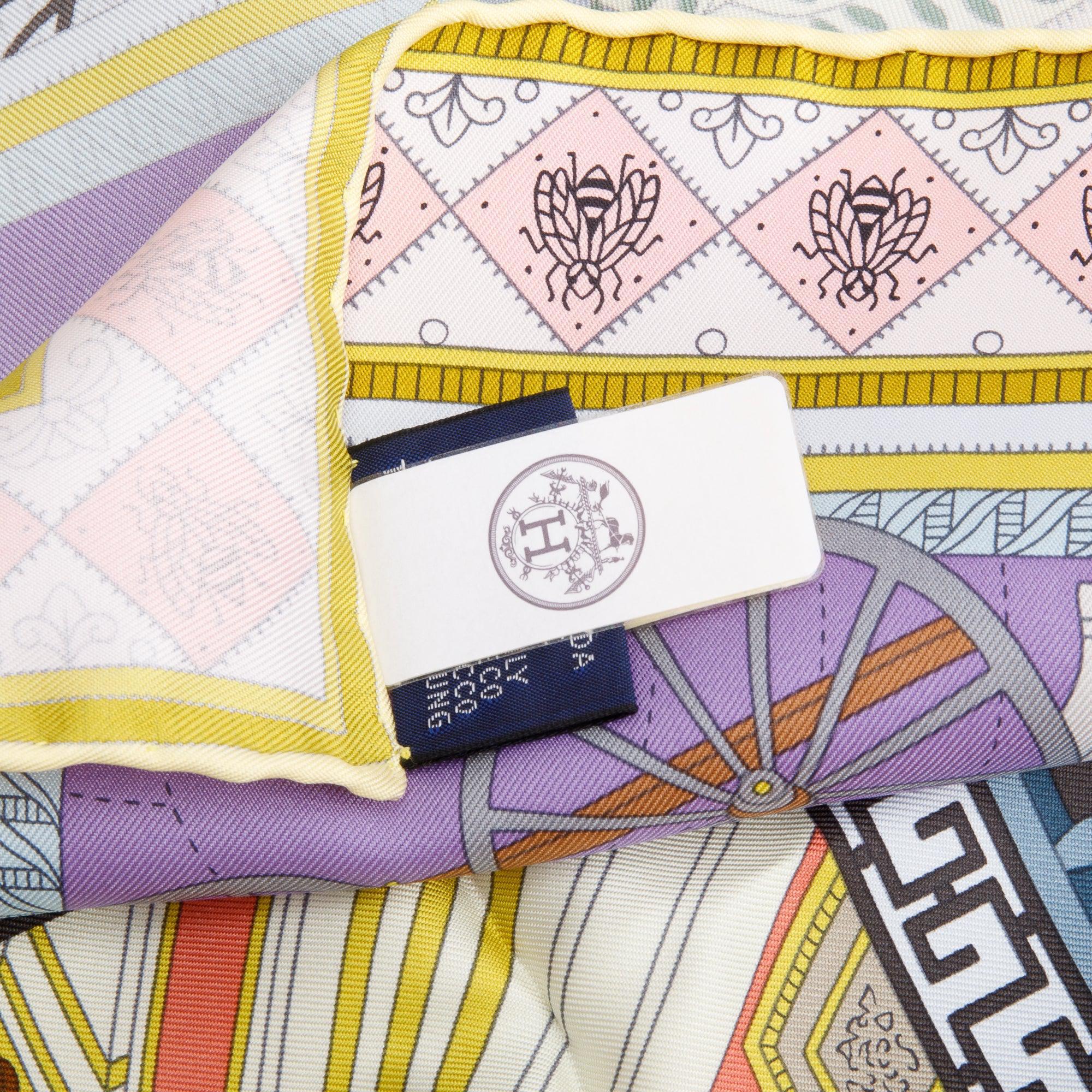 Hermes 'Objects de Curiosite' Silk Scarf 90 w/ Box