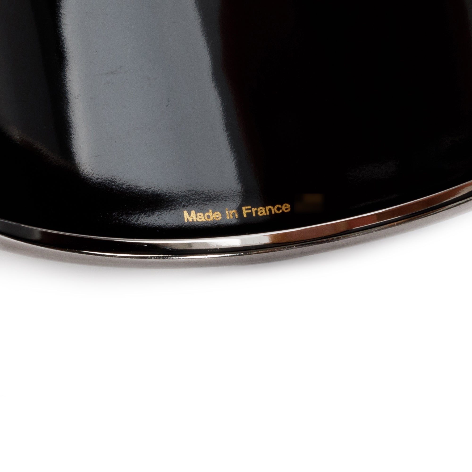 Hermes Paladium-Plated 'Balcons Du Guadalquivir' Enamel Extra Wide Bangle