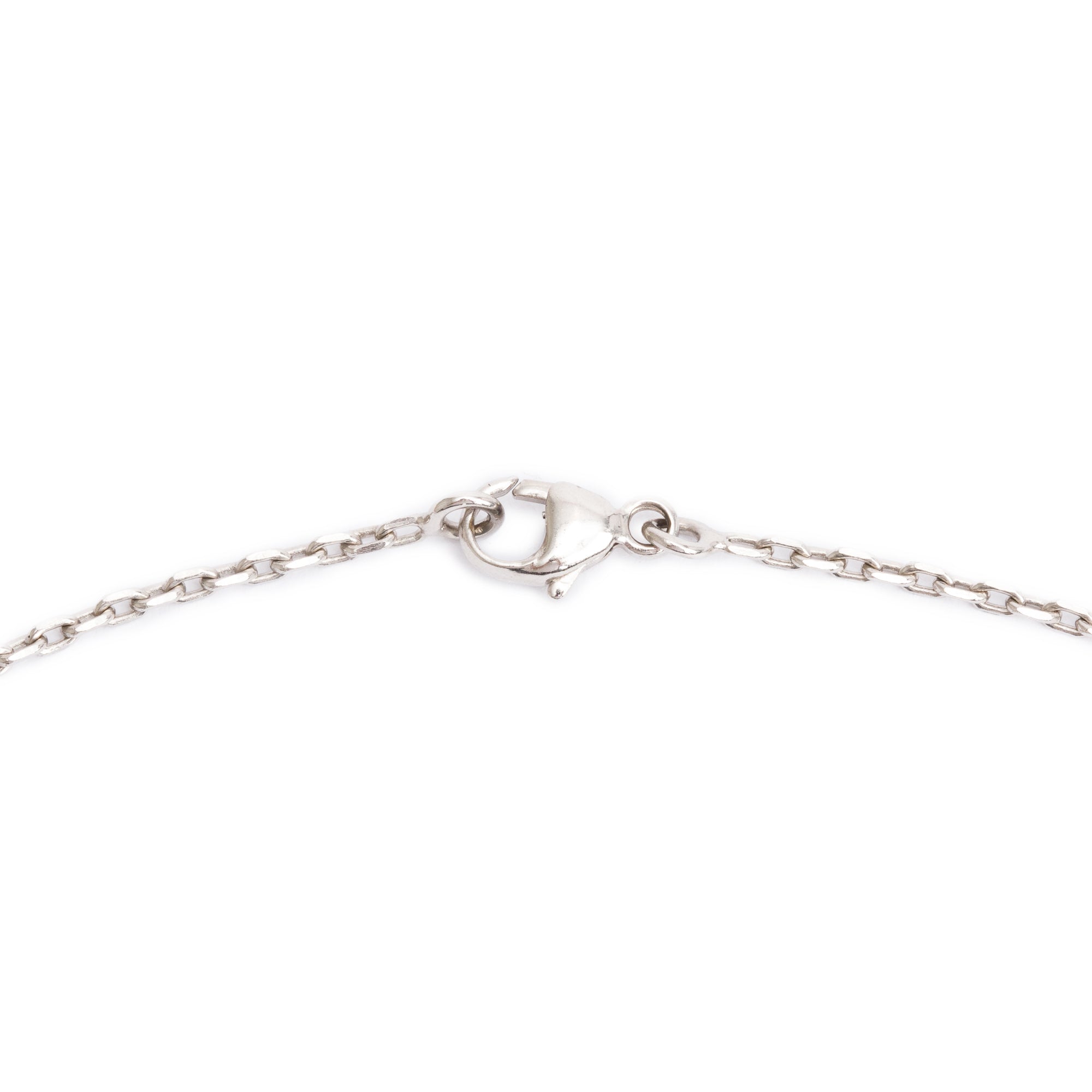 Hermes Palladium-Plated Black Lacquered Pop H Pendant Necklace w/ Box