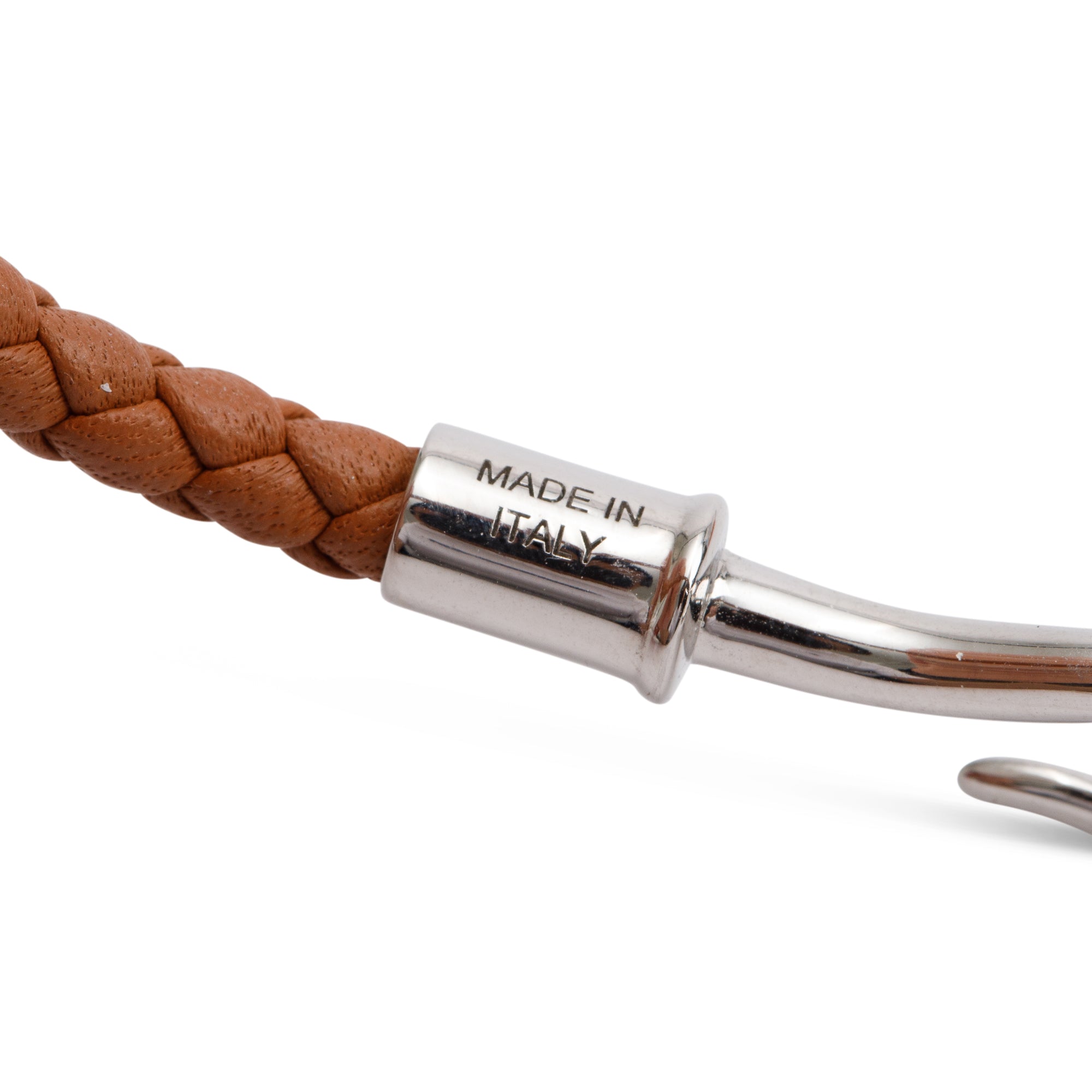 Hermes Palladium Plated Gold Swift Calfskin Leather Jumbo H Bracelet w/ Box