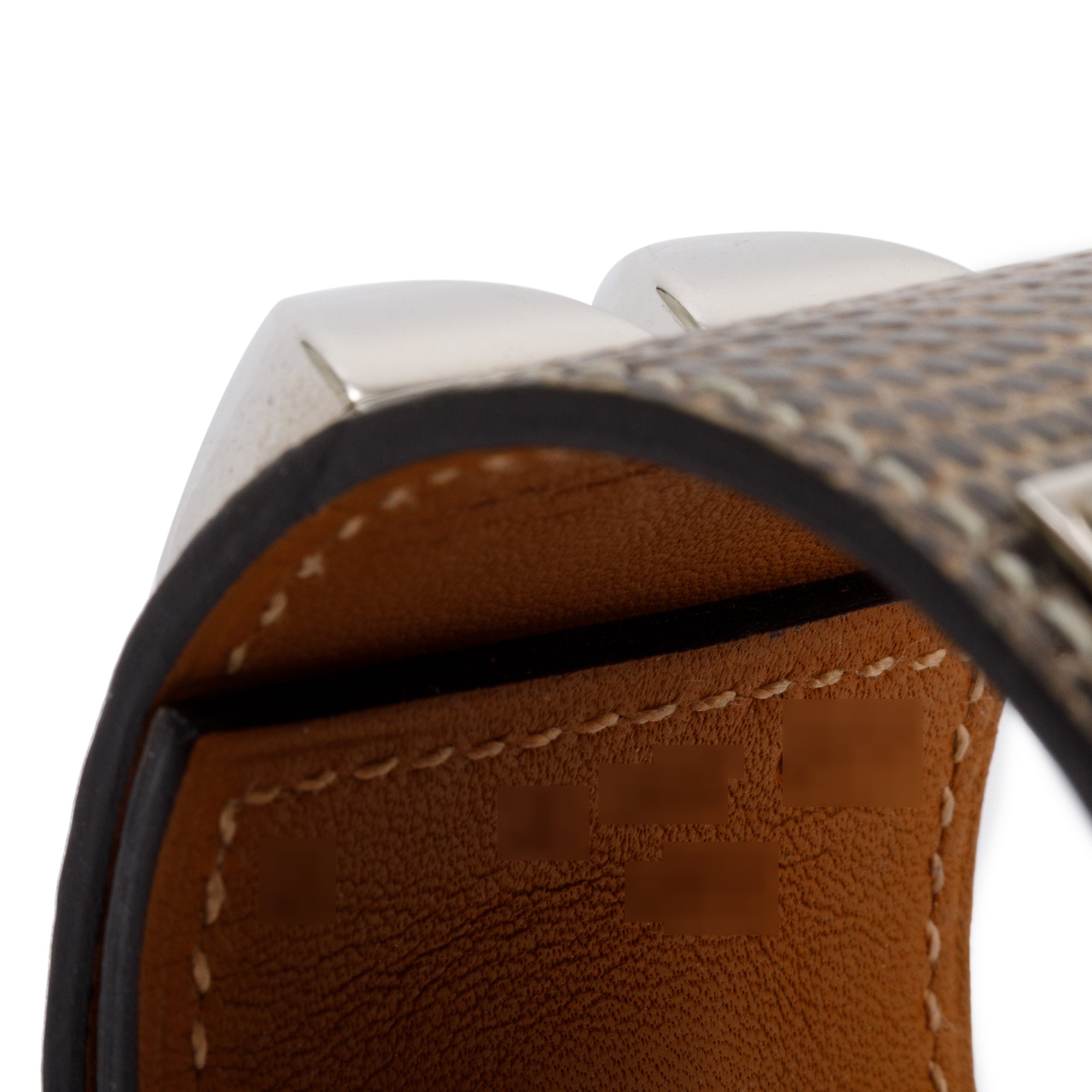 Hermes Palladium Plated Lizard Collier de Chien Bracelet