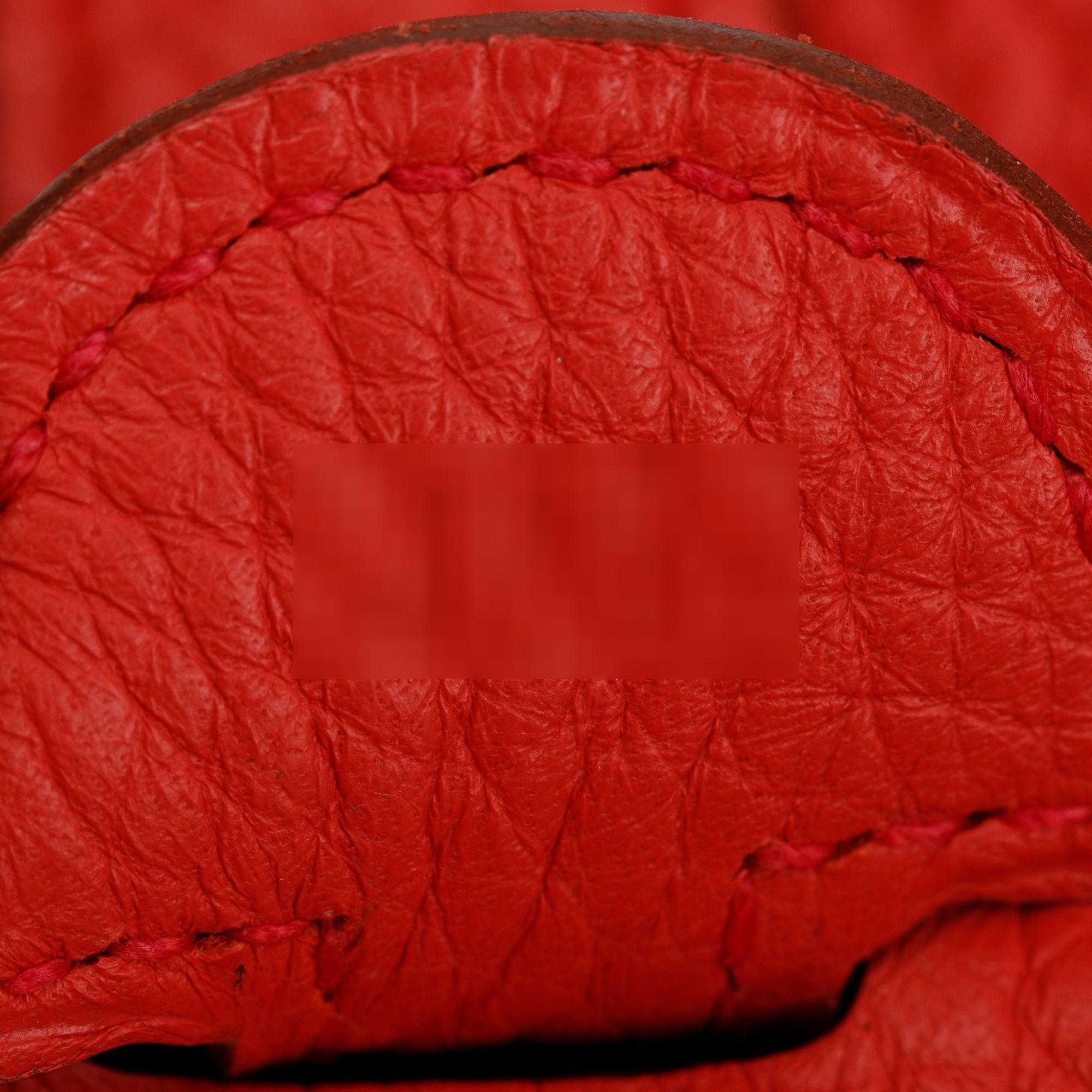 Hermes Pivoine Rouge Taurillon Clemence Evelyne III 29 Bag