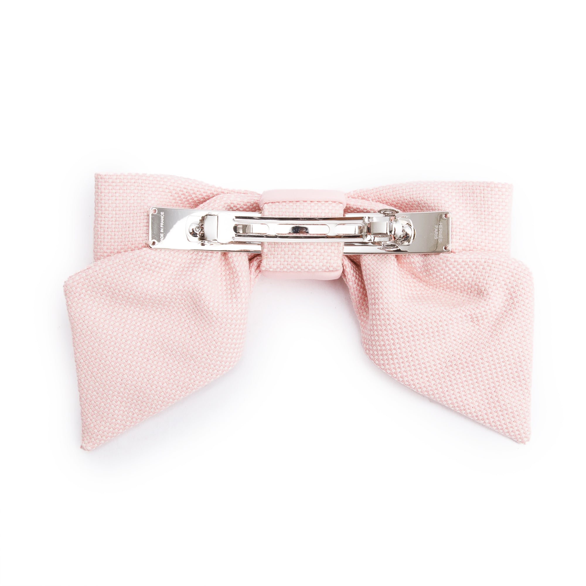 Hermes Plein Air Toile H Agneau Barrette Grenelle PM w/ Box