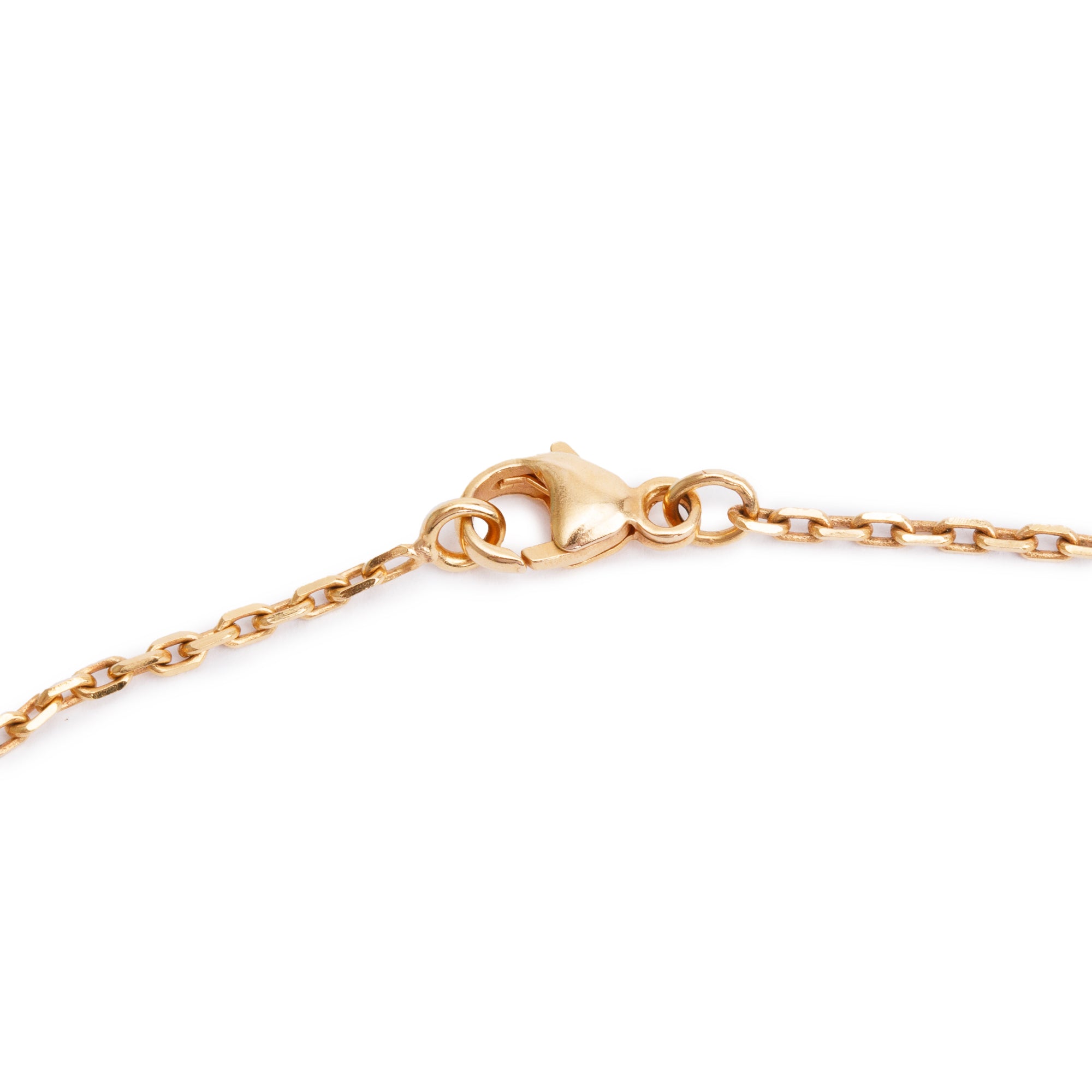 Hermes Rose Gold-Plated O'Kelly Pendant Necklace w/ Box