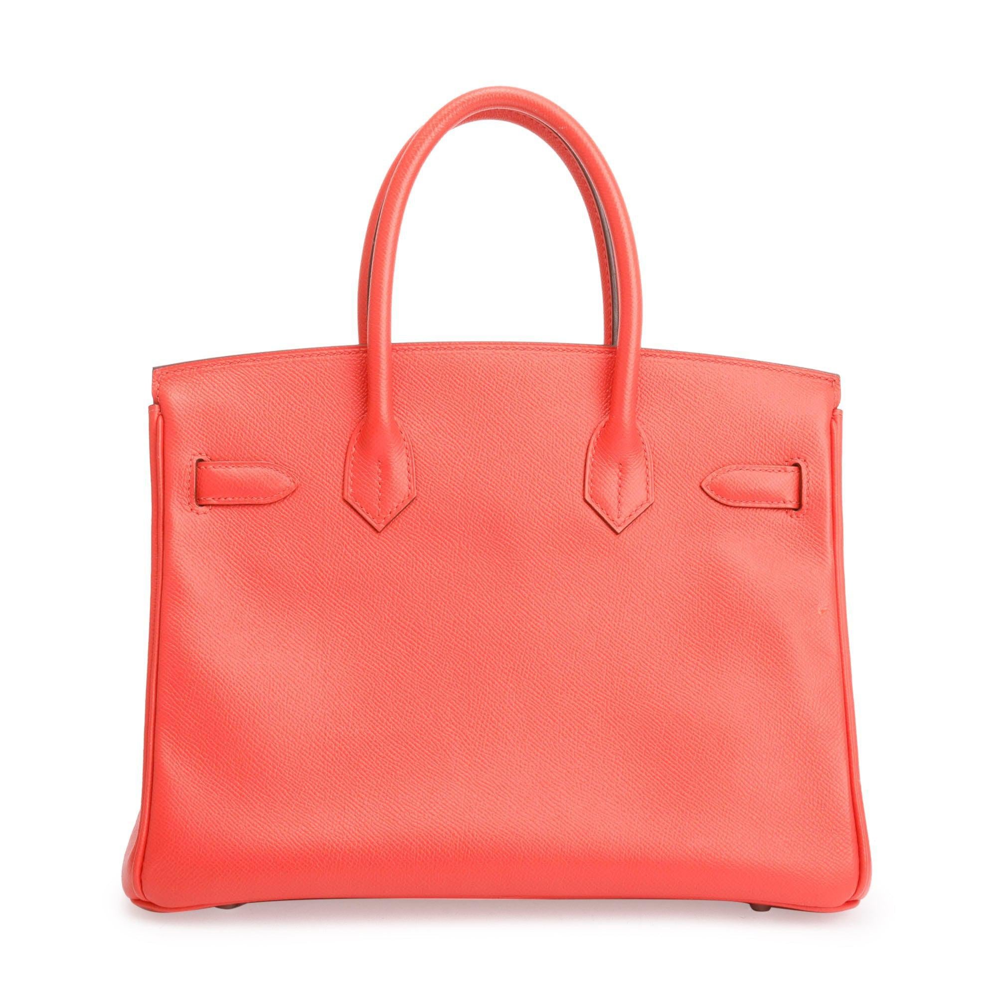 Hermes Rose Jaipur Veau Epsom Birkin 30